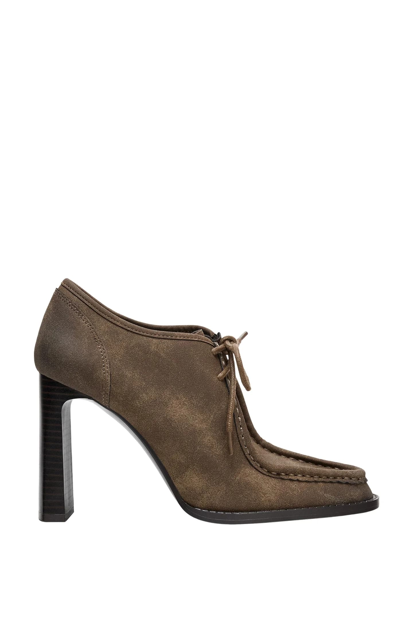 ВЫСОКИЕ БОТИНКИ СО ШНУРОВКОЙ - фото 3