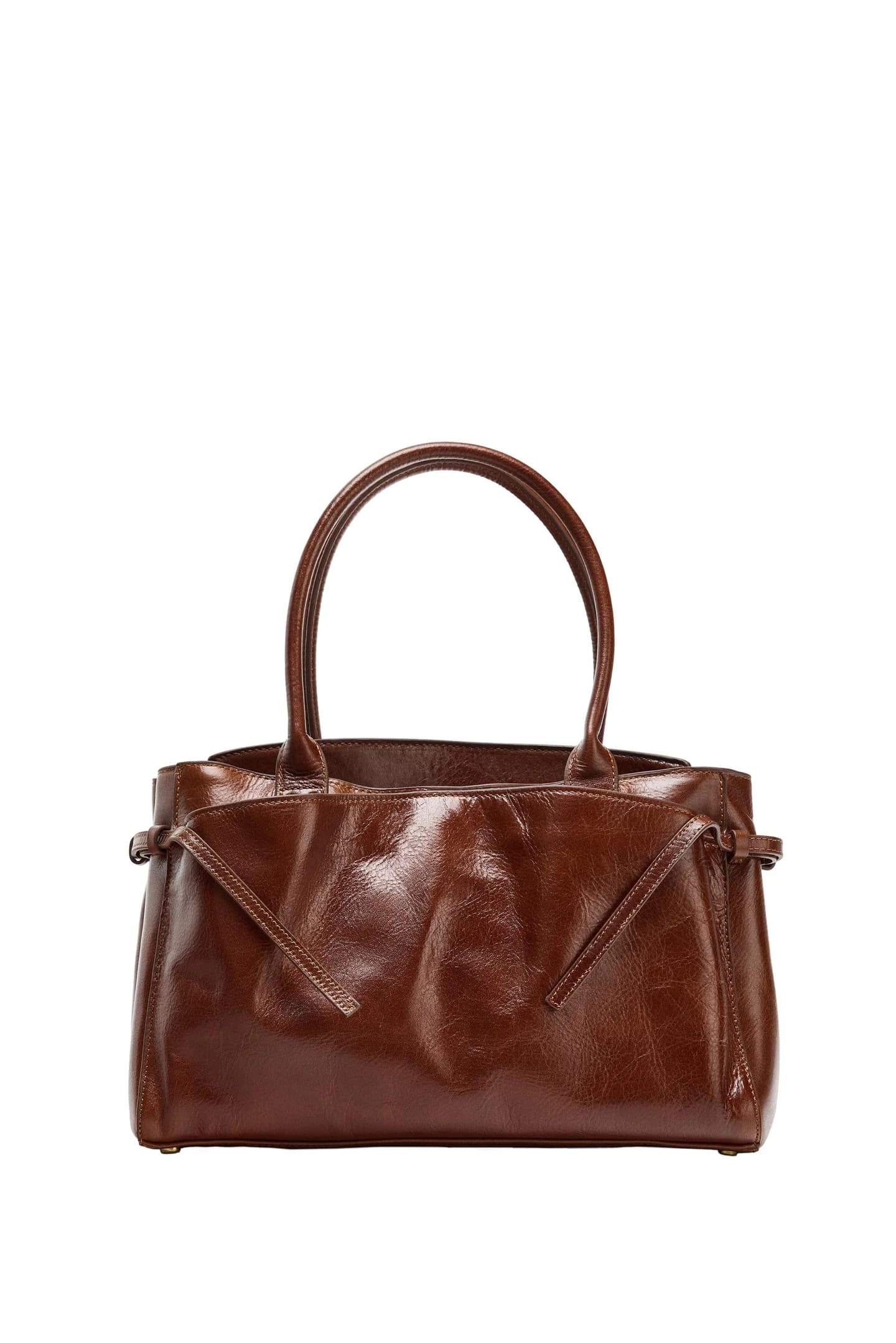 КОЖАНАЯ ГОРОДСКАЯ СУМКА - фото 5