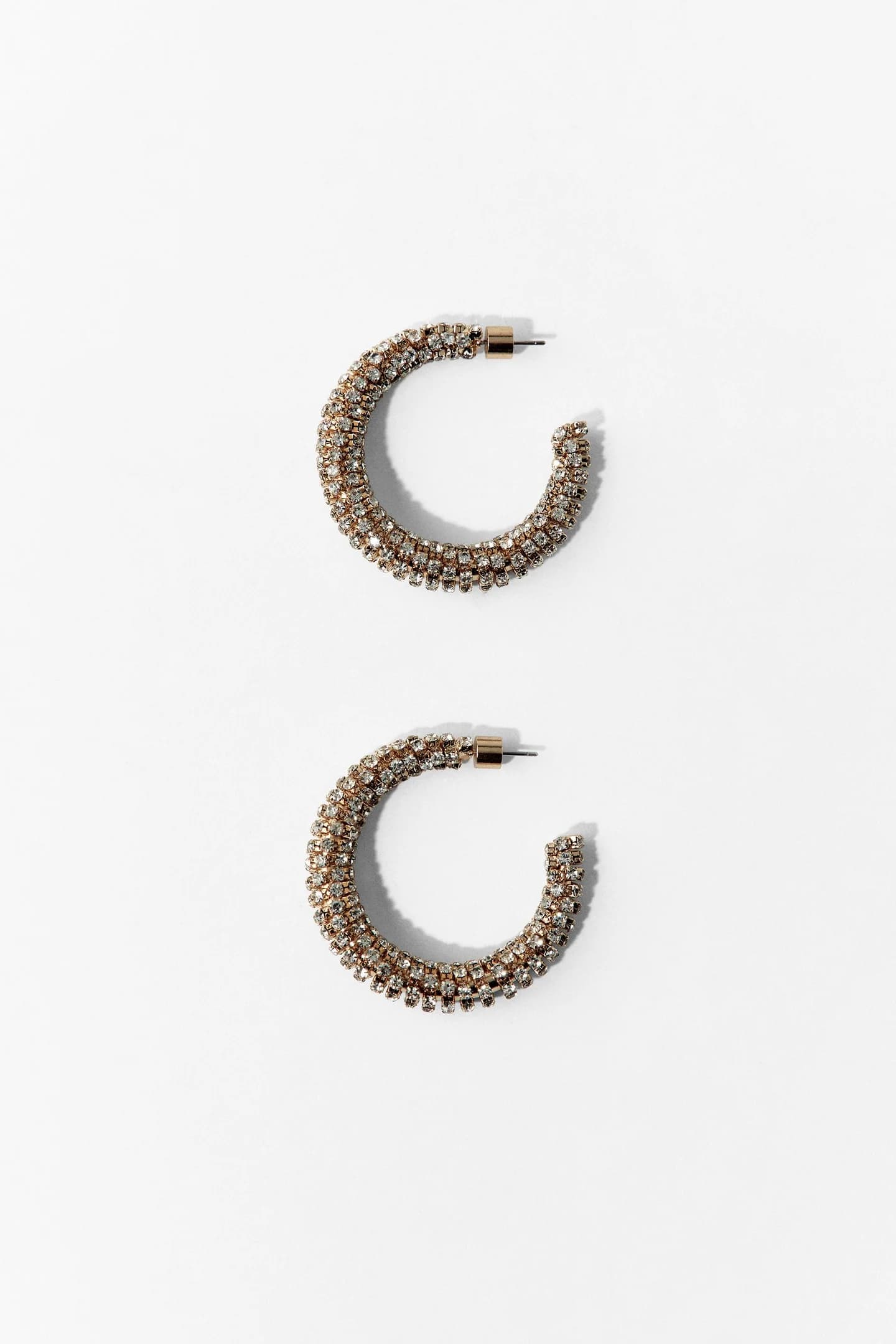 СЕРЬГИ ХОП С ЮВЕЛИРНЫМ ОТДЕЛЕНИЕМ