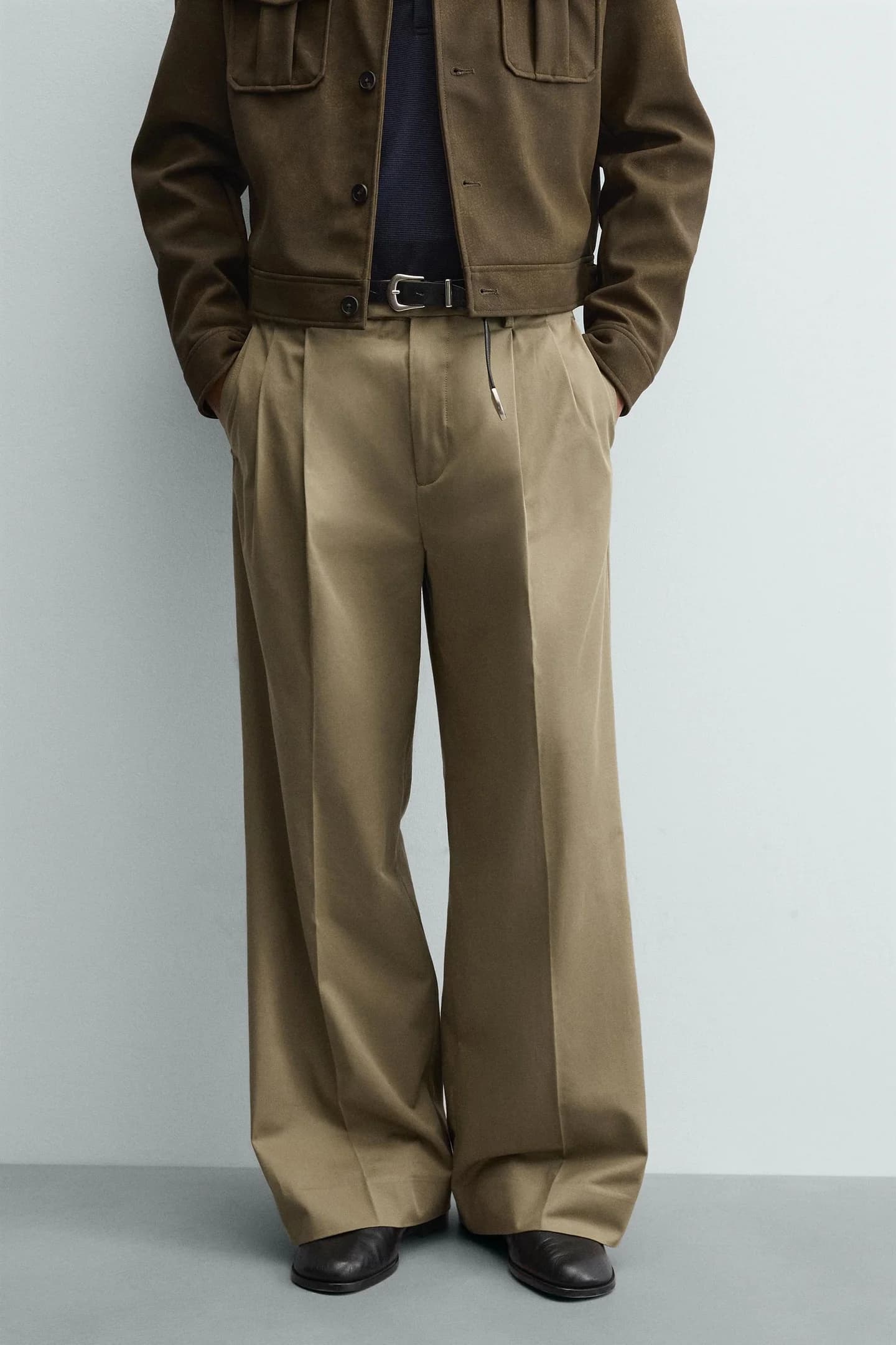 БРЮКИ ШИРОКОГО КРОЯ - фото 2