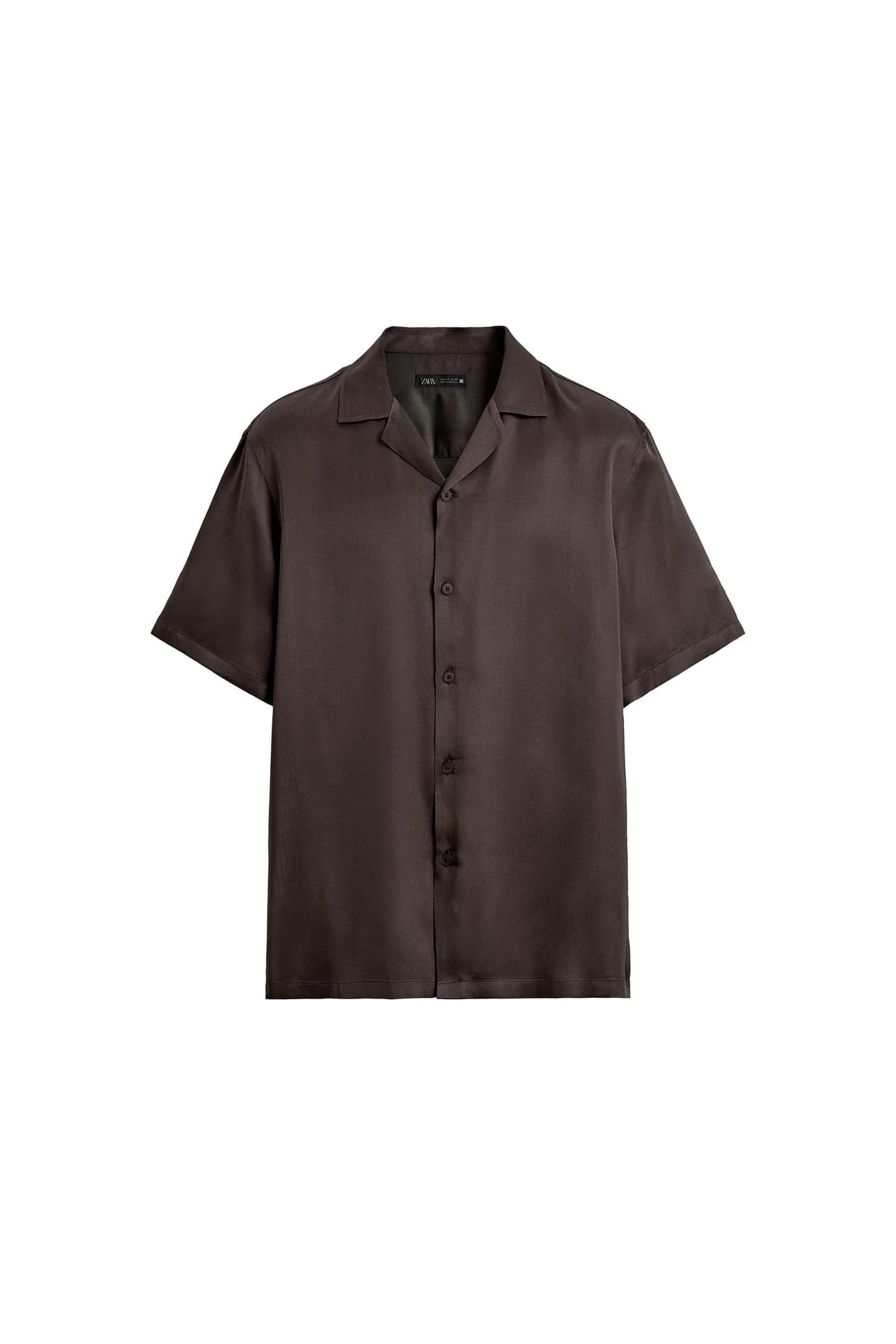 АТЛАСНАЯ РУБАШКА СВОБОДНОГО КАРОТА - фото 9