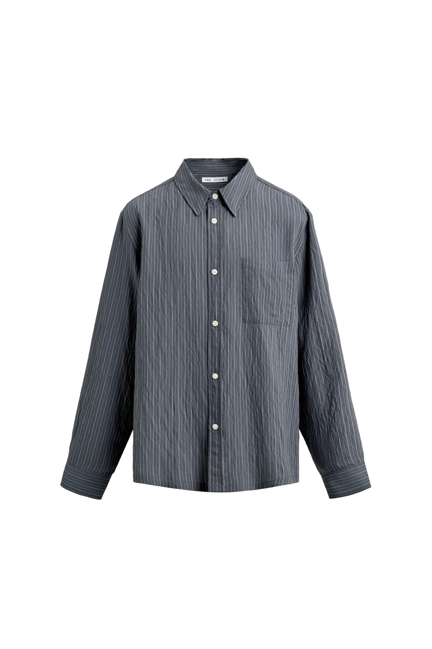 СВОБОДНАЯ ПОЛОСКА РУБАШКА - фото 3