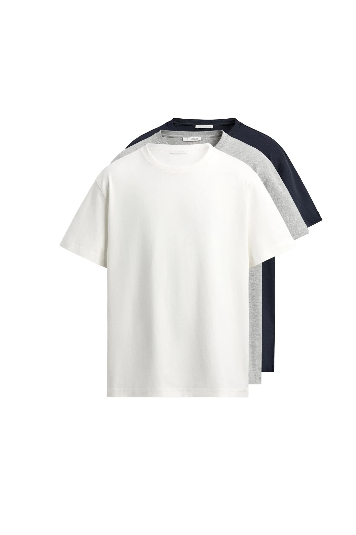 НАБОР ИЗ 3 БАЗОВЫХ ФУТБОЛОК СРЕДНЕГО ВЕСА - фото 3