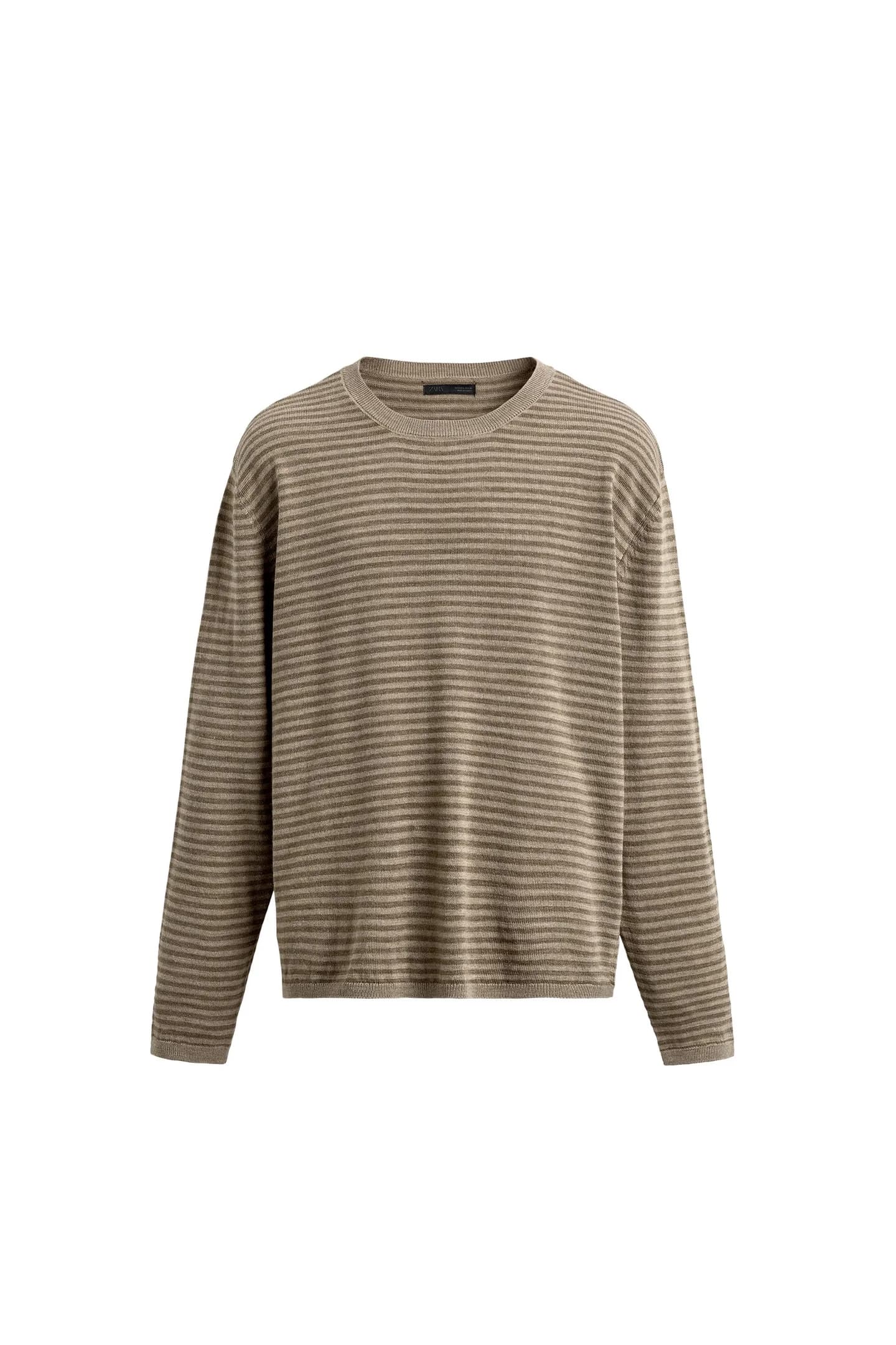 ДЖЕМПЕР ИЗ ЖАККАРДА В ПОЛОСКУ - фото 4