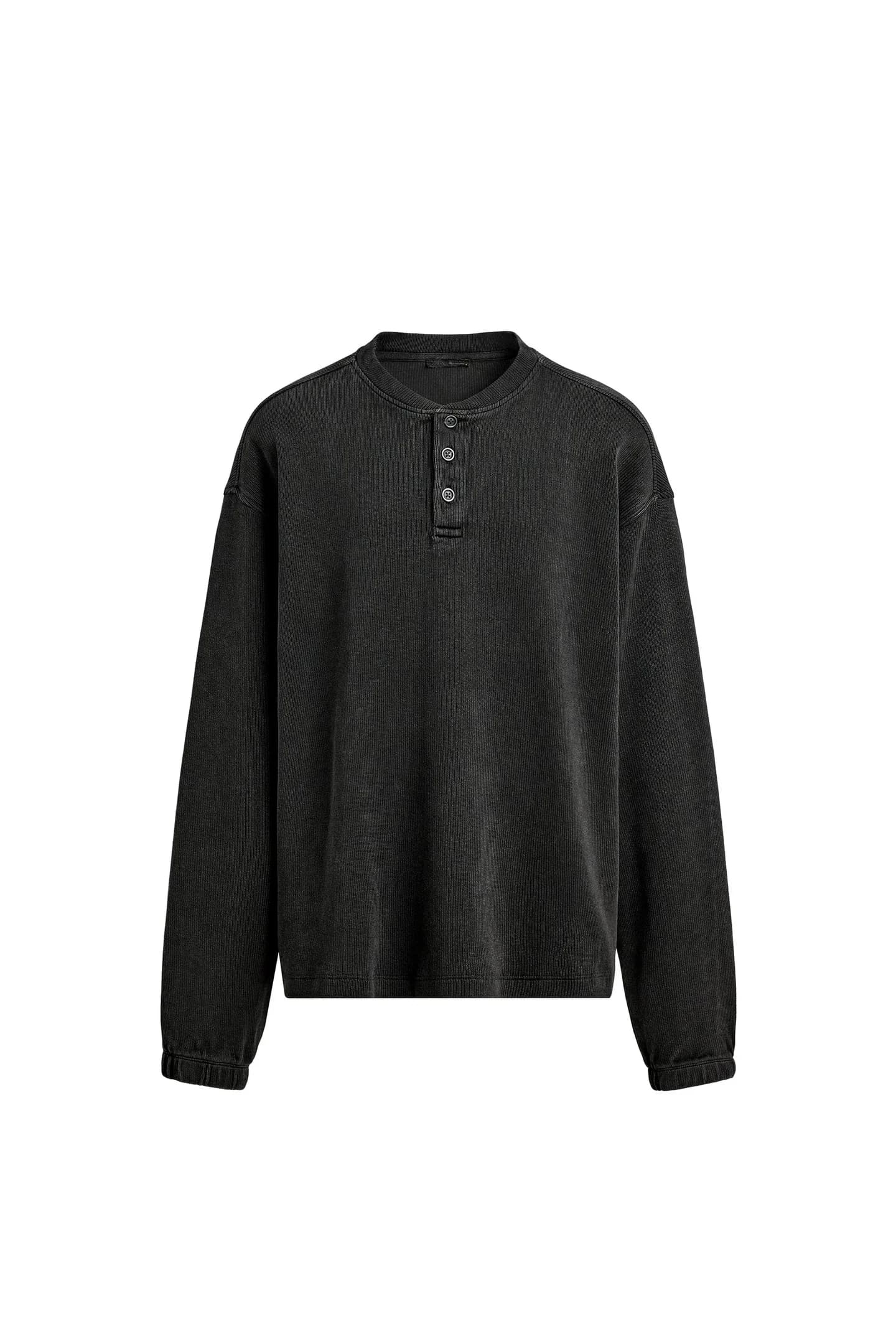 СВИТШОТ ИЗ СТРУКТУРНОЙ ТКАНИ С ВЫРЕЗОМ ХЕНЛИ - фото 3