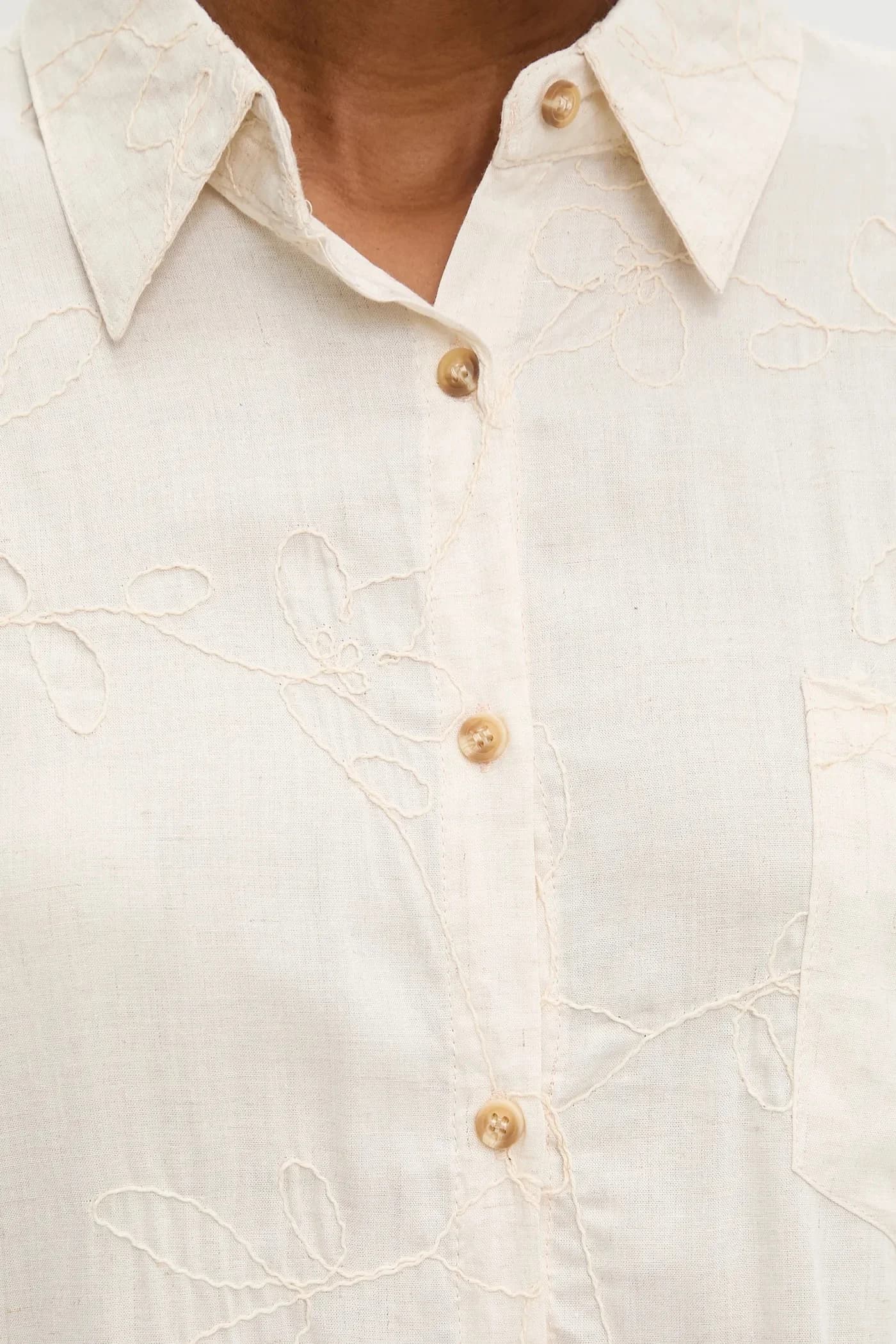 Льняная рубашка и шорты - фото 6