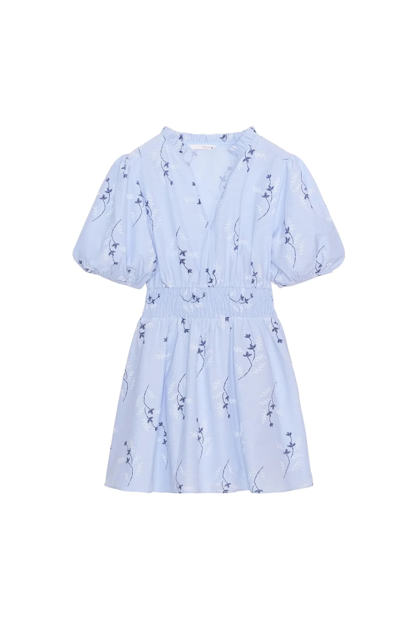 ПЛАТЬЕ С ПРИНТОМ И РЕЗИНОВОЙ ВЫШИВКОЙ - фото 3