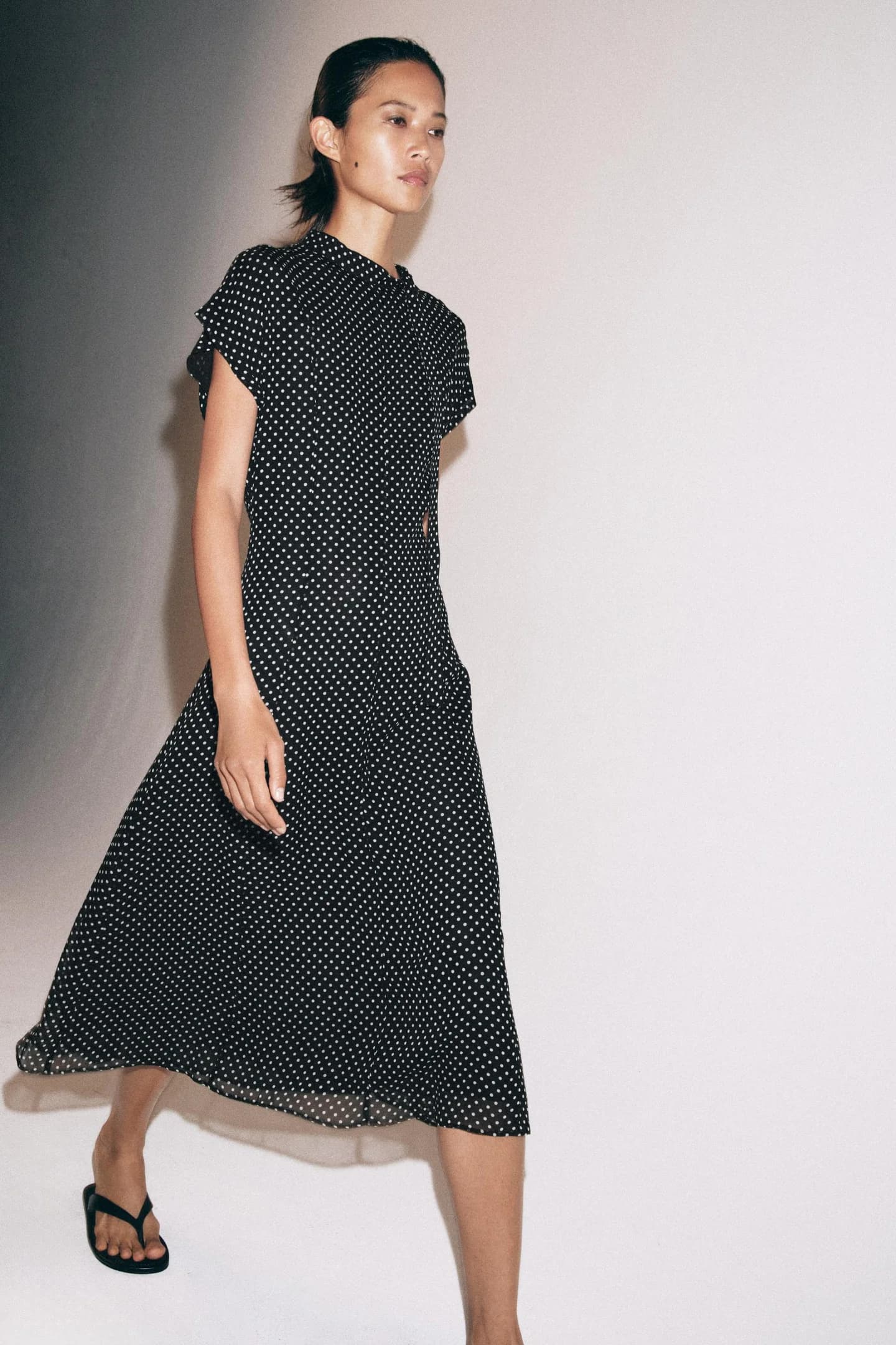 ПЛАТЬЕ МИДИ В ЦВЕТАХ, КОЛЛЕКЦИЯ ZW