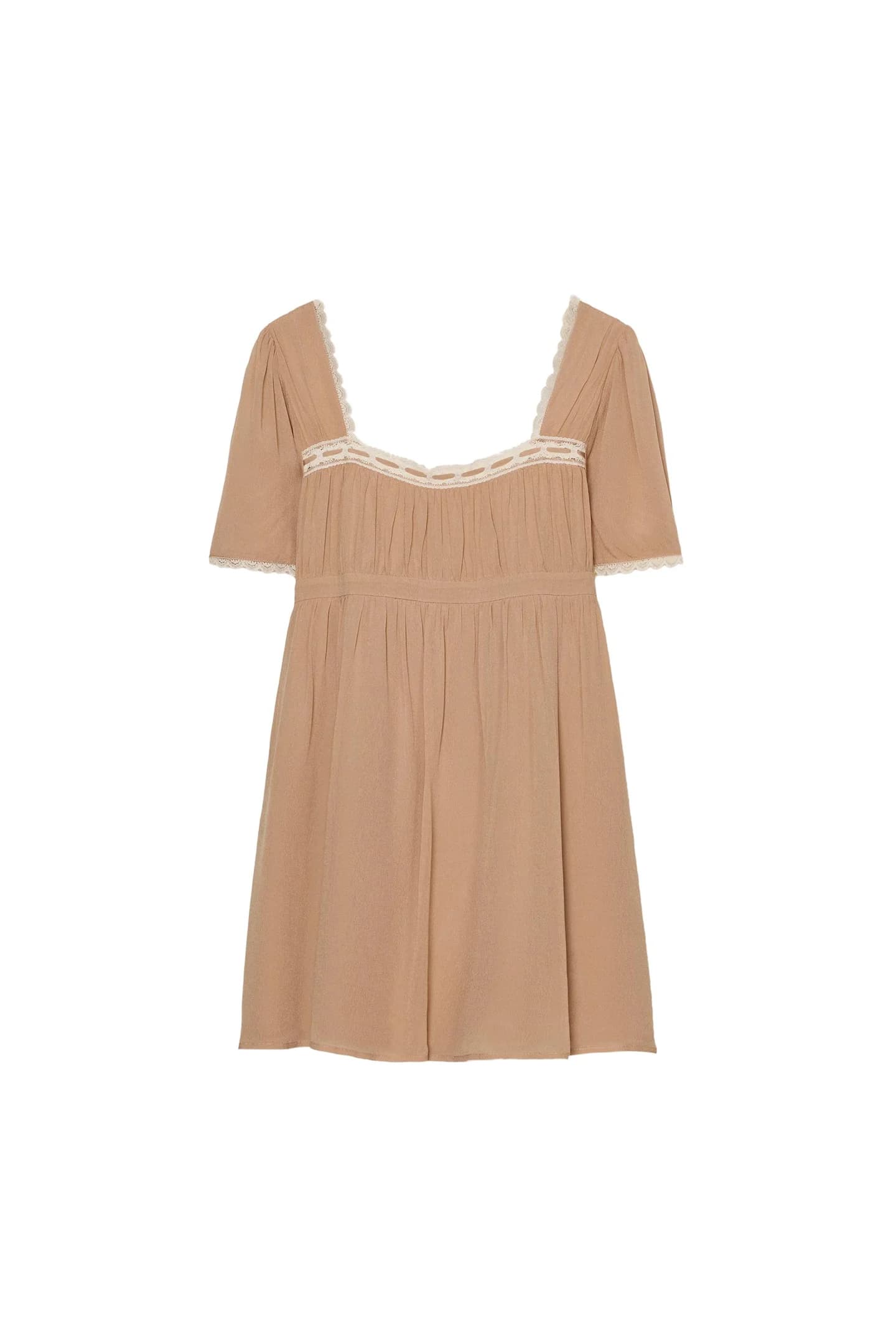 ПЛАТЬЕ С КРУЖЕВНЫМИ ВСТАВКАМИ - фото 3