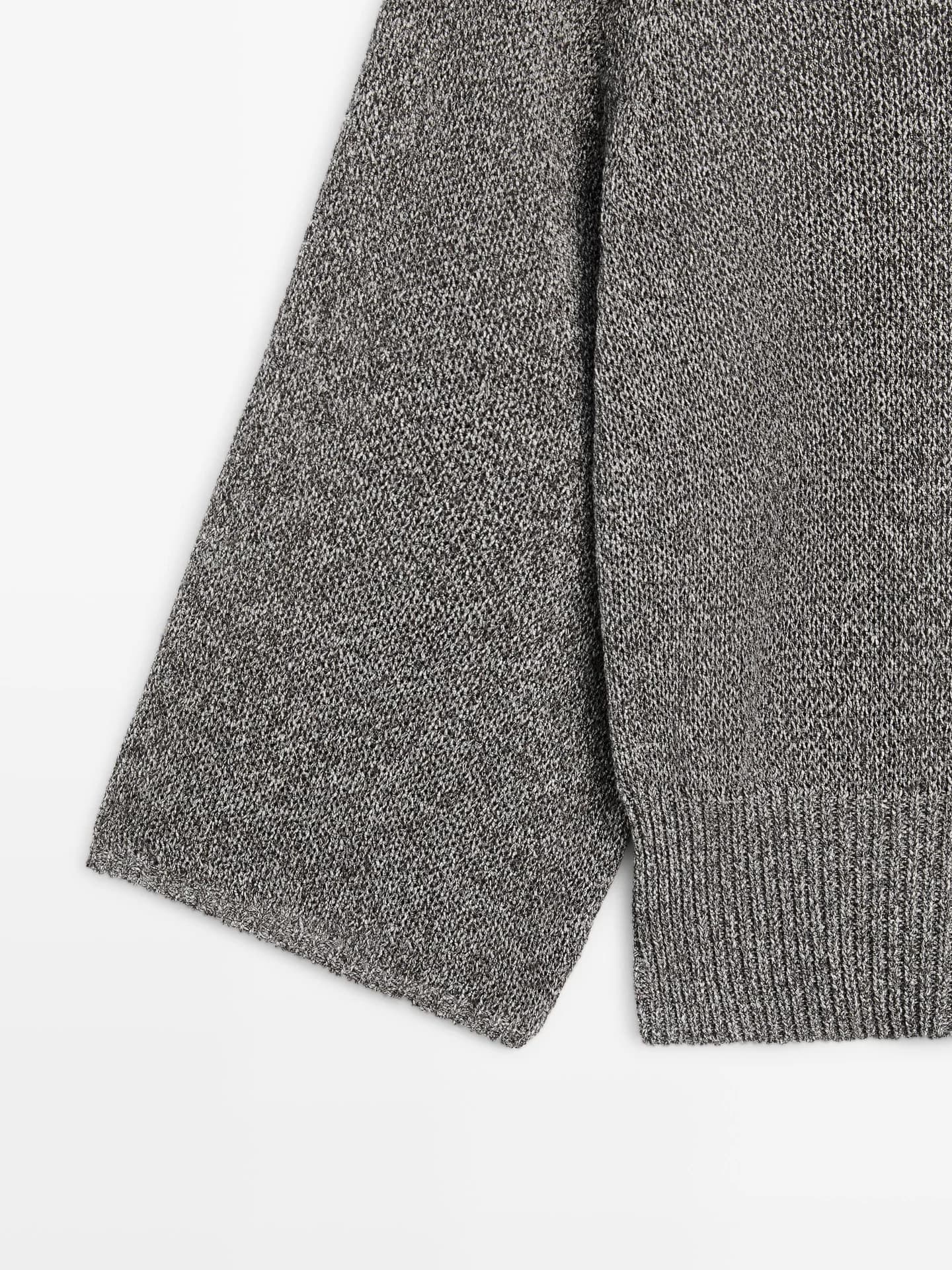 Джемпер из смесового хлопка - фото 7