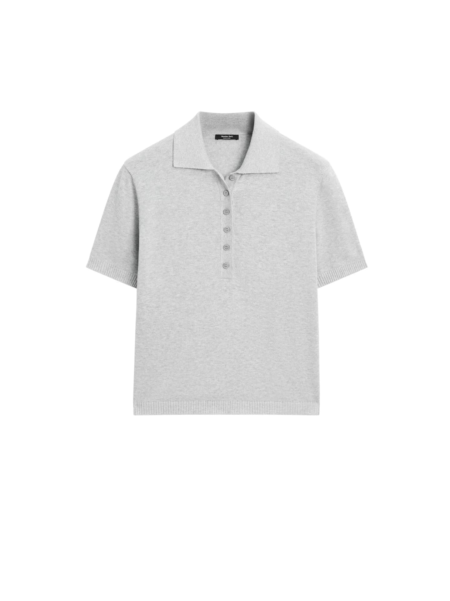 Джемпер-поло хлопковой вязки - фото 6