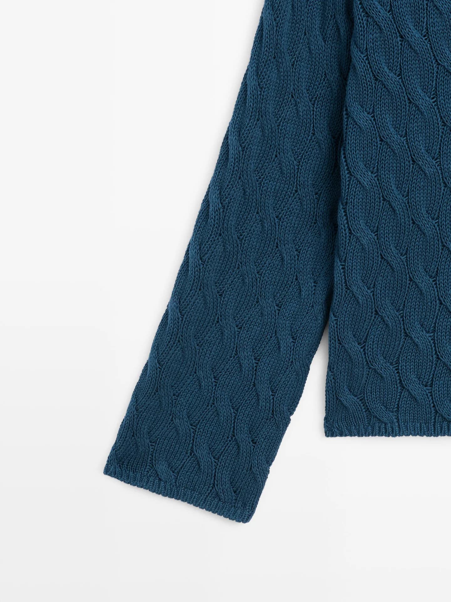 Джемпер из смесового хлопка с узлом - фото 7