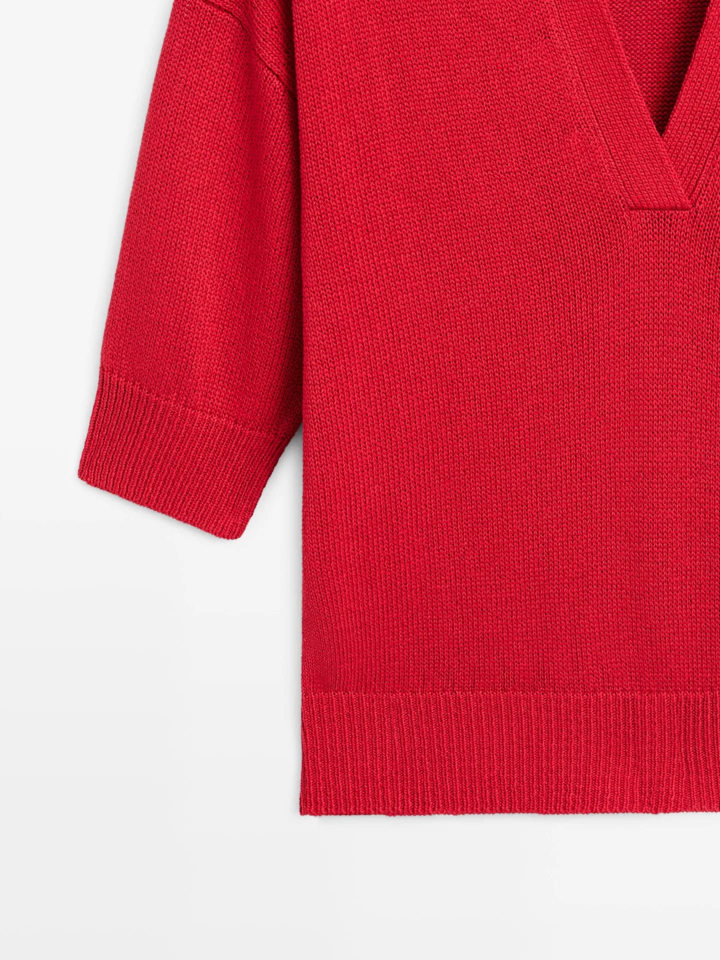 Свитер-поло из струящегося трикотажа. - фото 8