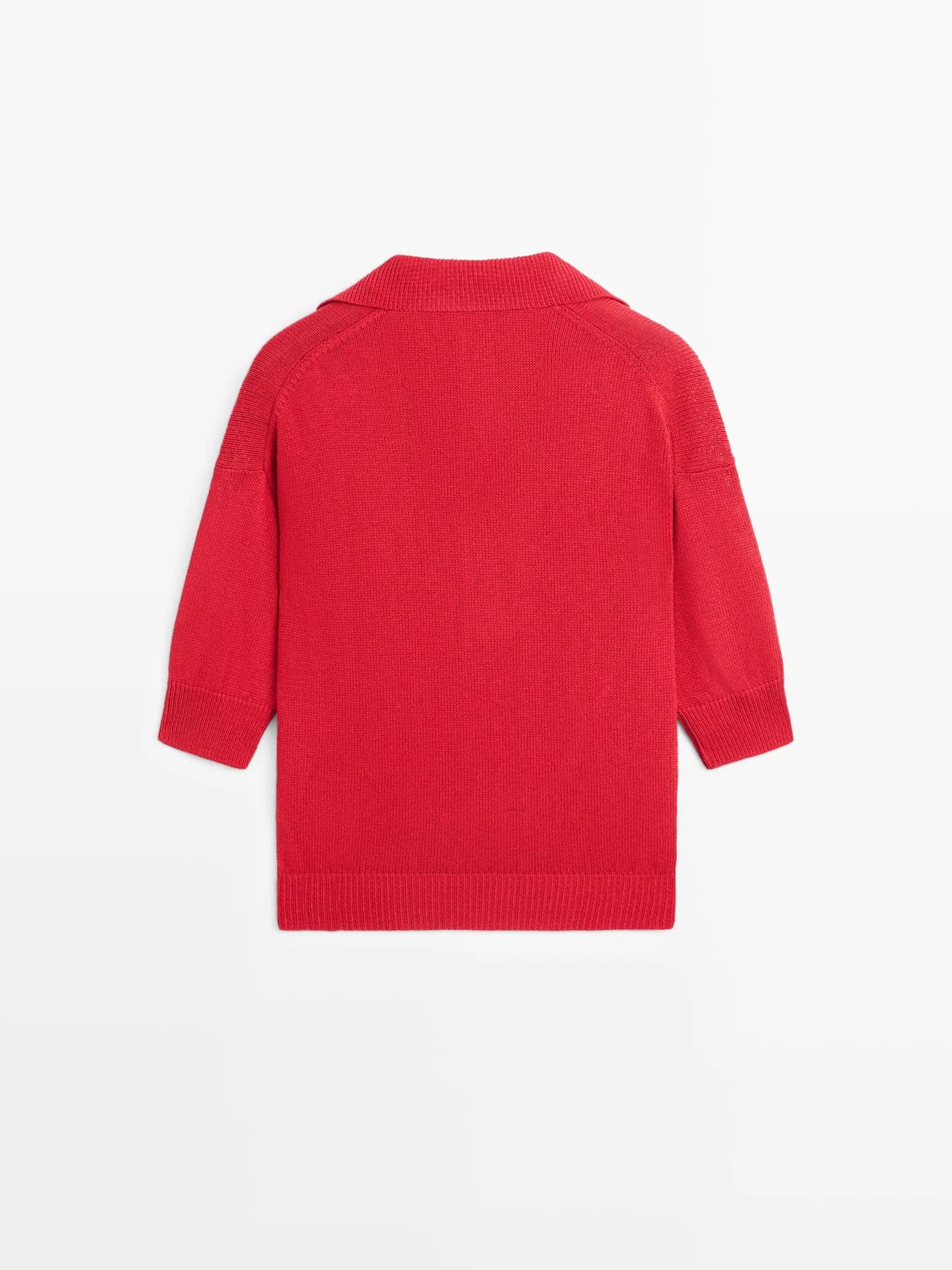 Свитер-поло из струящегося трикотажа. - фото 10