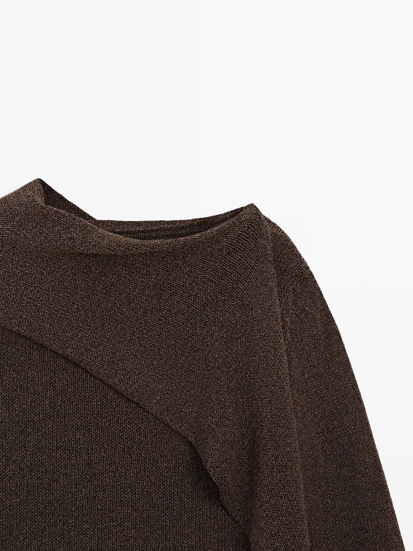 Вязаный свитер с хлопком - фото 7