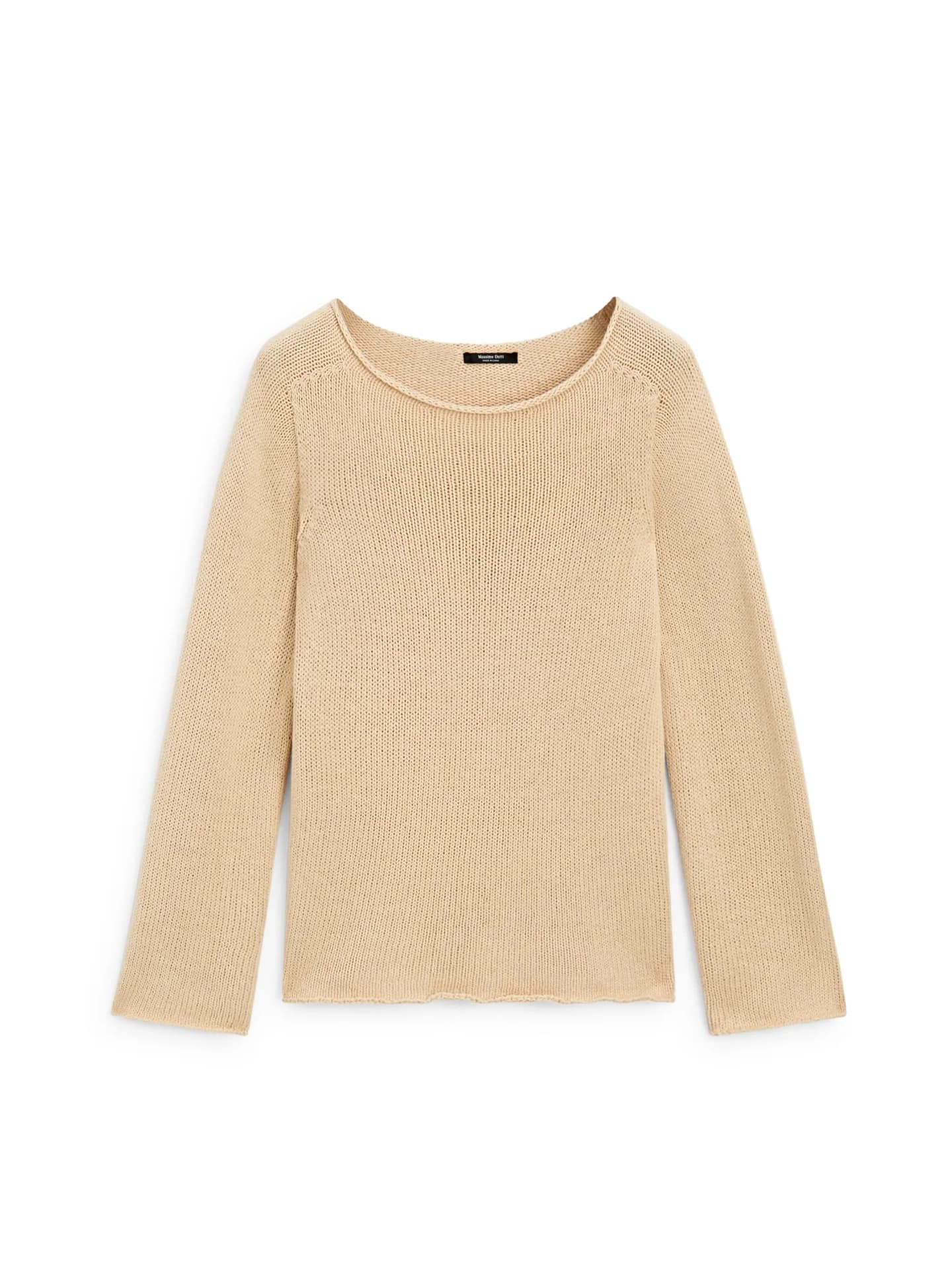 Вязаный свитер из смесового хлопка.