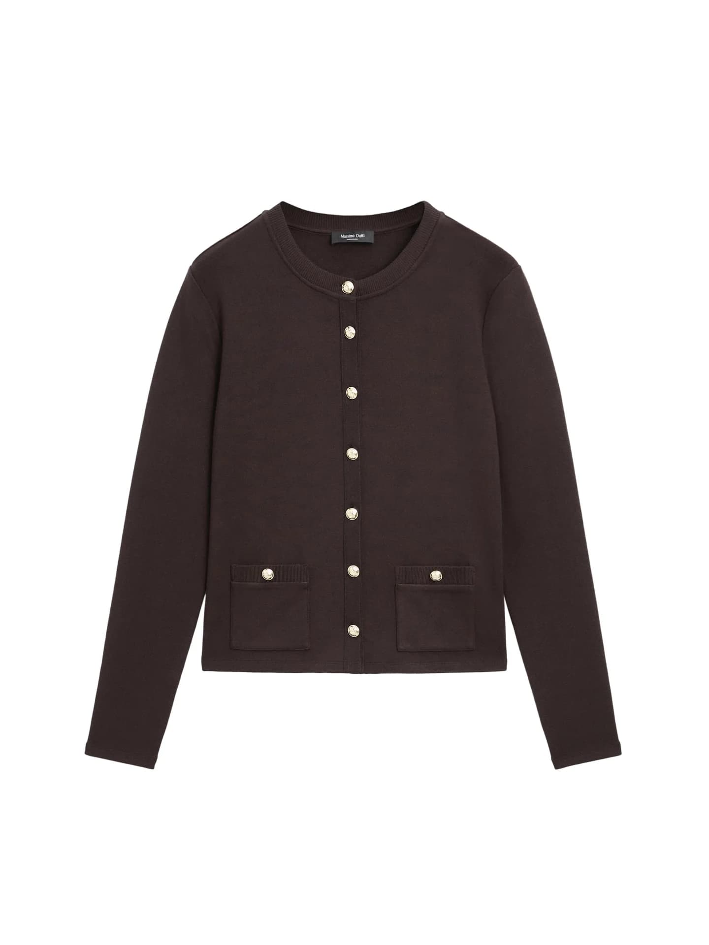 Кардиган с золотыми пуговицами - фото 7