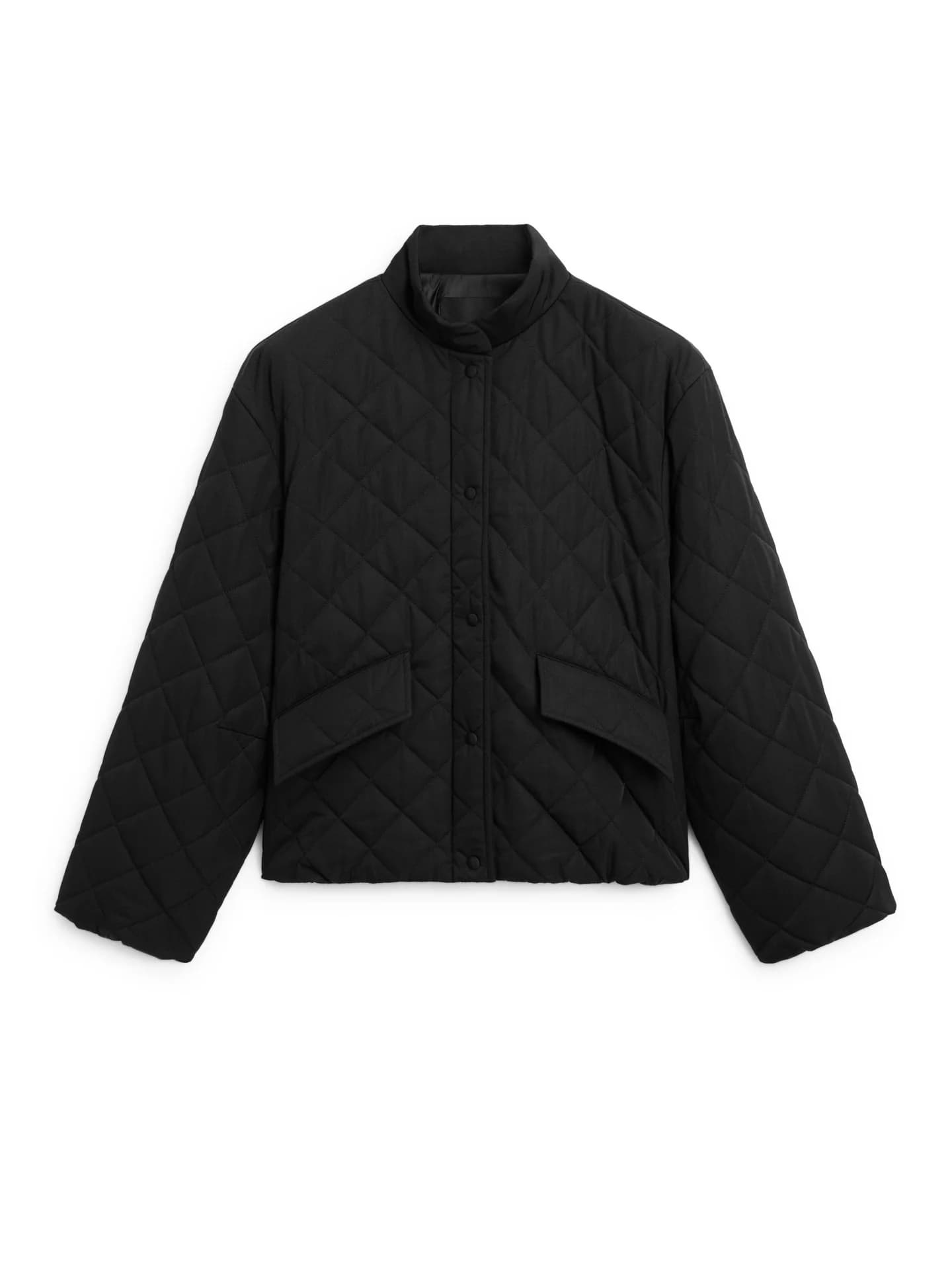 Короткая непромокаемая стеганая куртка - фото 6