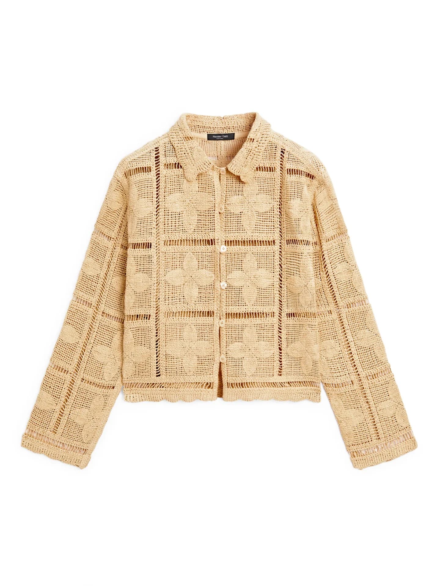 Ажурный жакет крючком