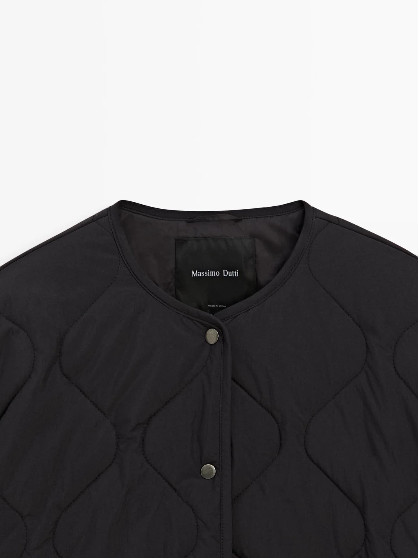 Стеганая куртка-кейп - фото 4