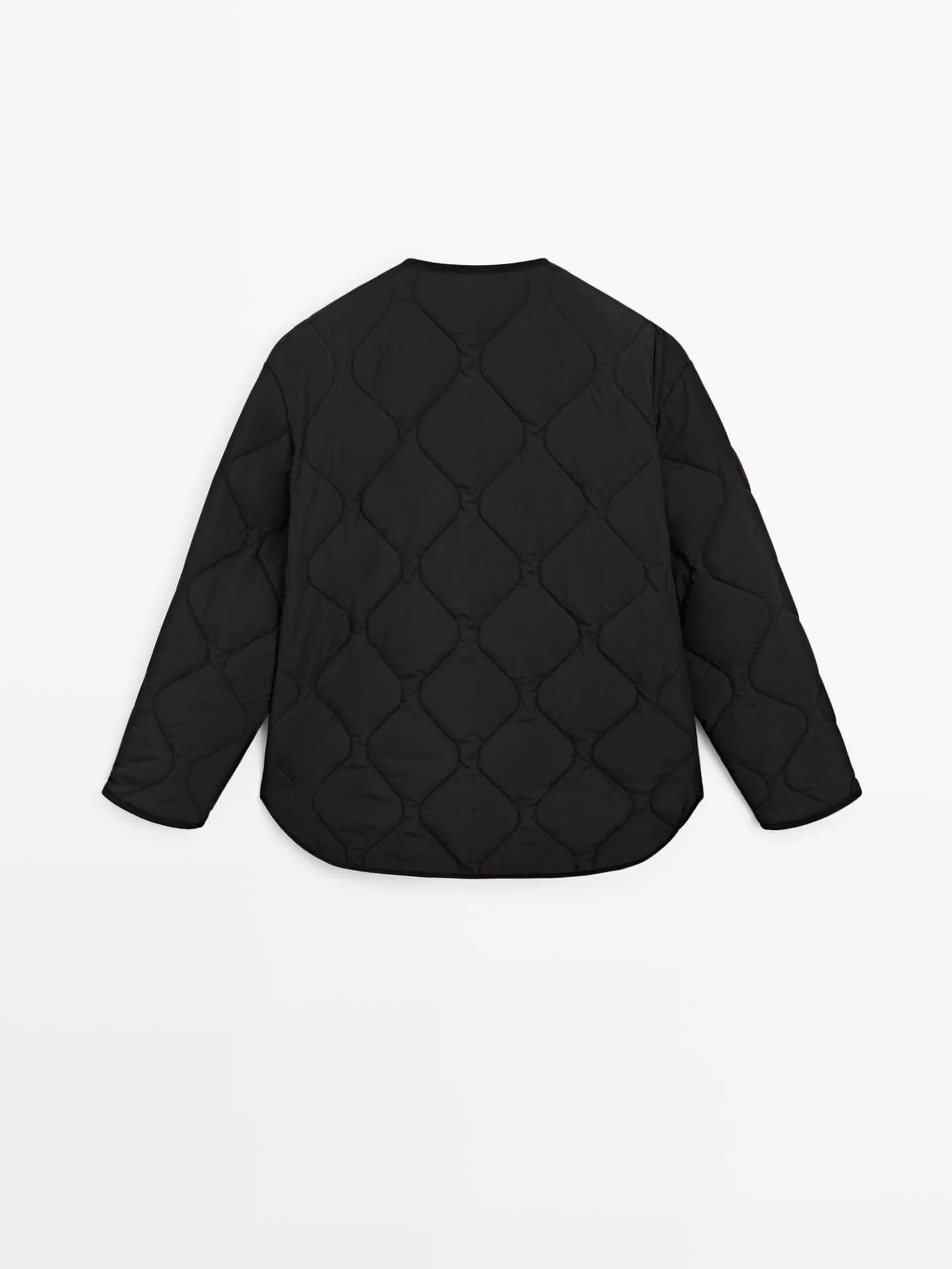 Стеганая куртка-кейп - фото 5