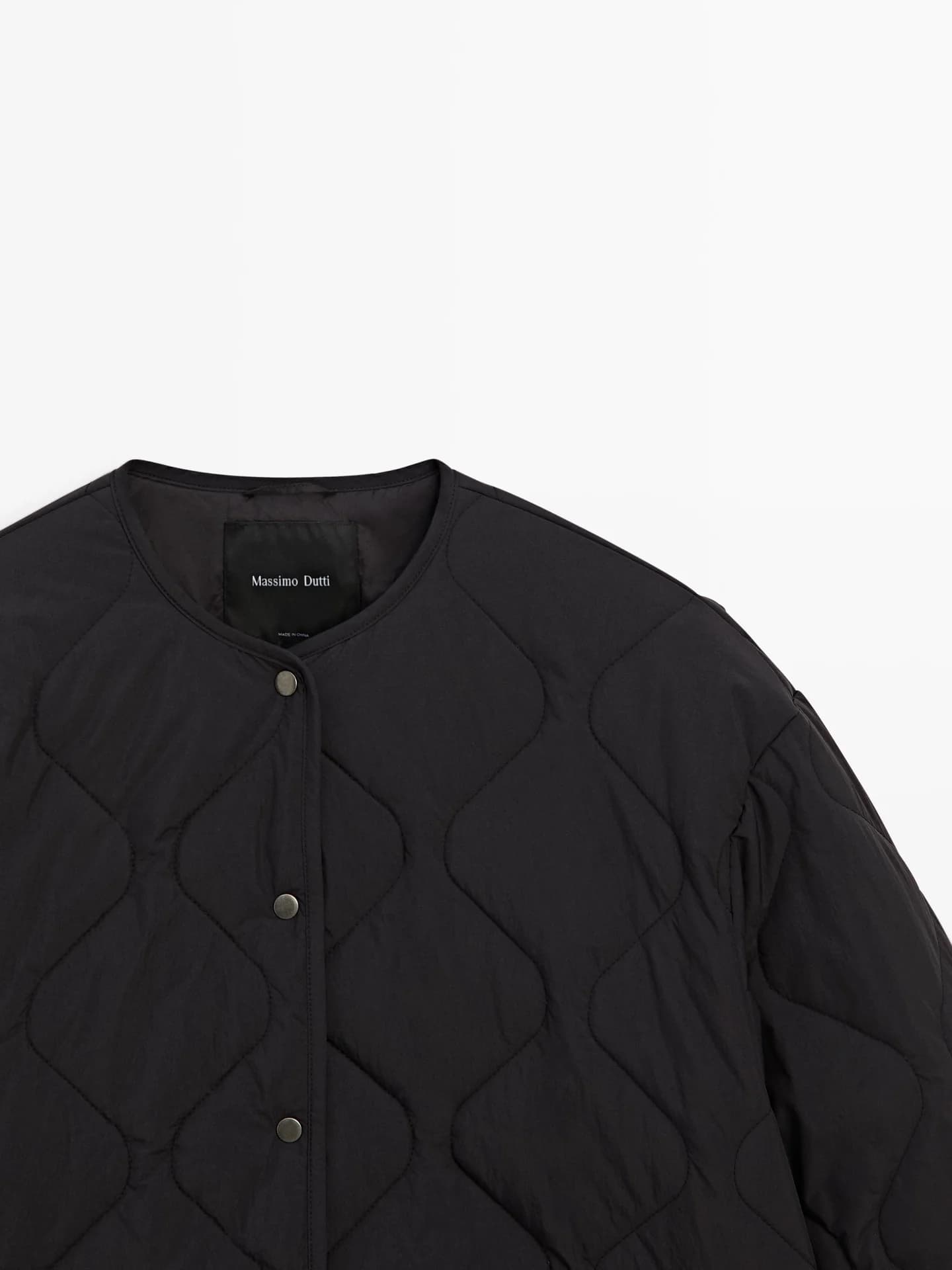 Стеганая куртка-кейп - фото 7