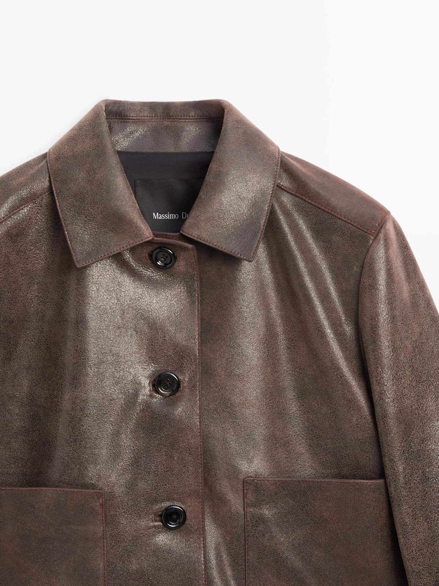 Замшевая кожаная куртка - фото 8