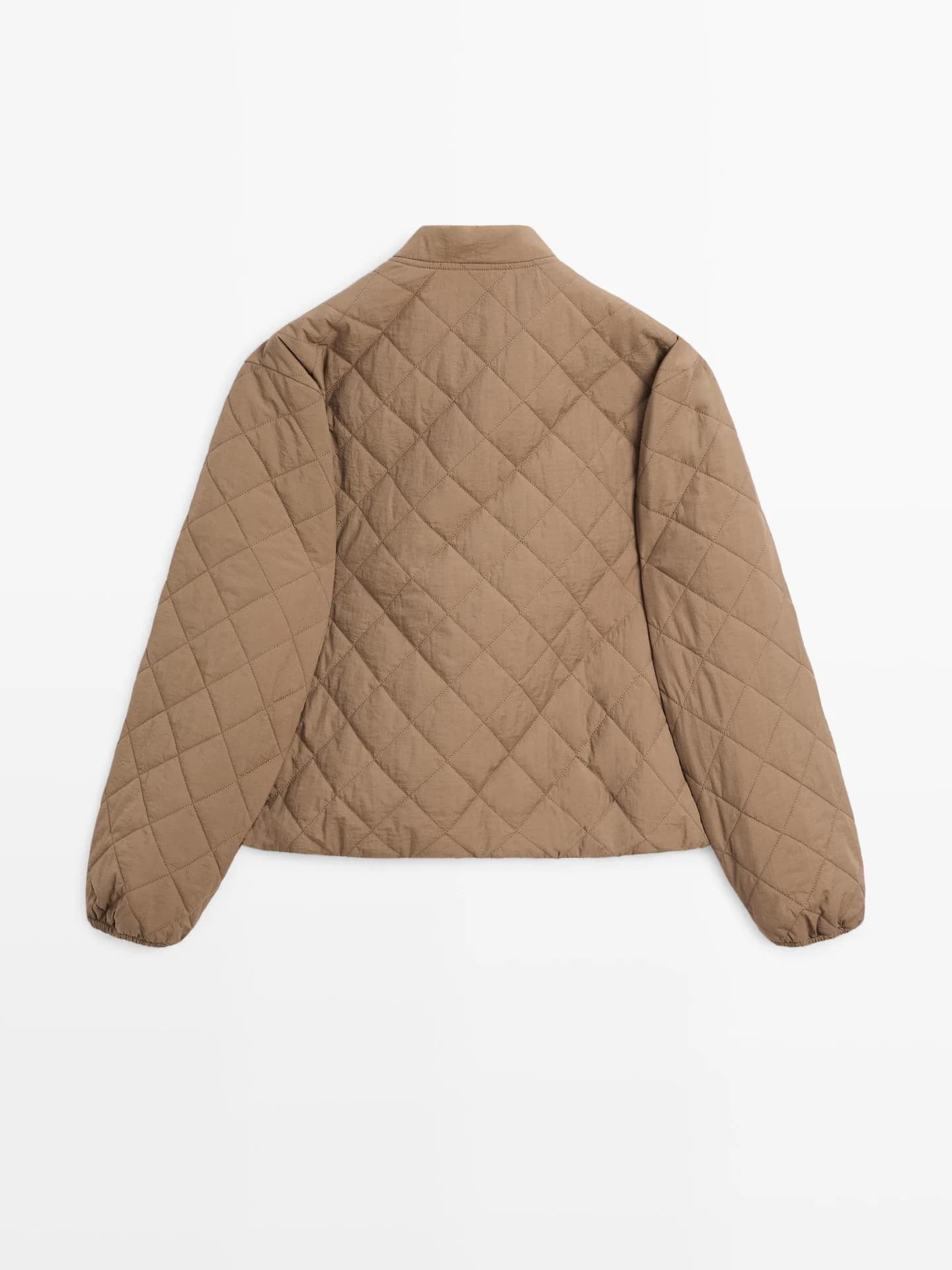 Легкая короткая стеганая куртка - фото 7