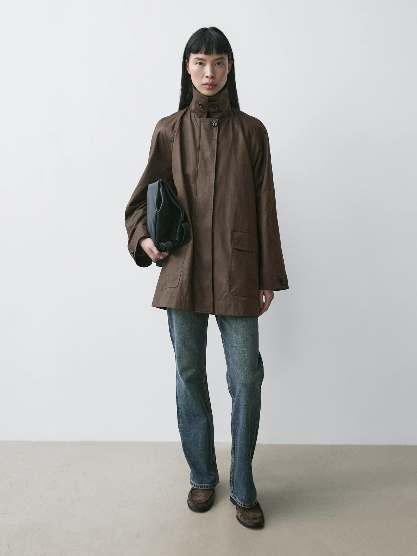 Длинная парка с карманами - фото 9