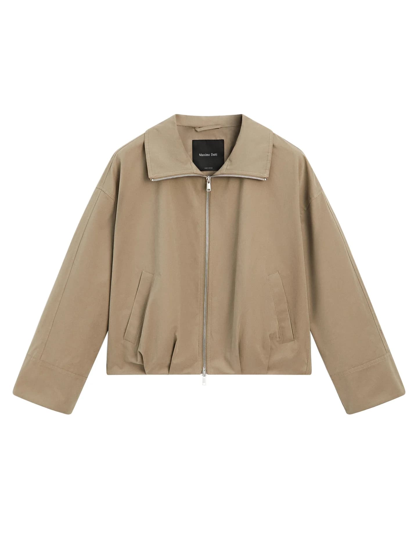 Бомбер из смесового хлопка - фото 2