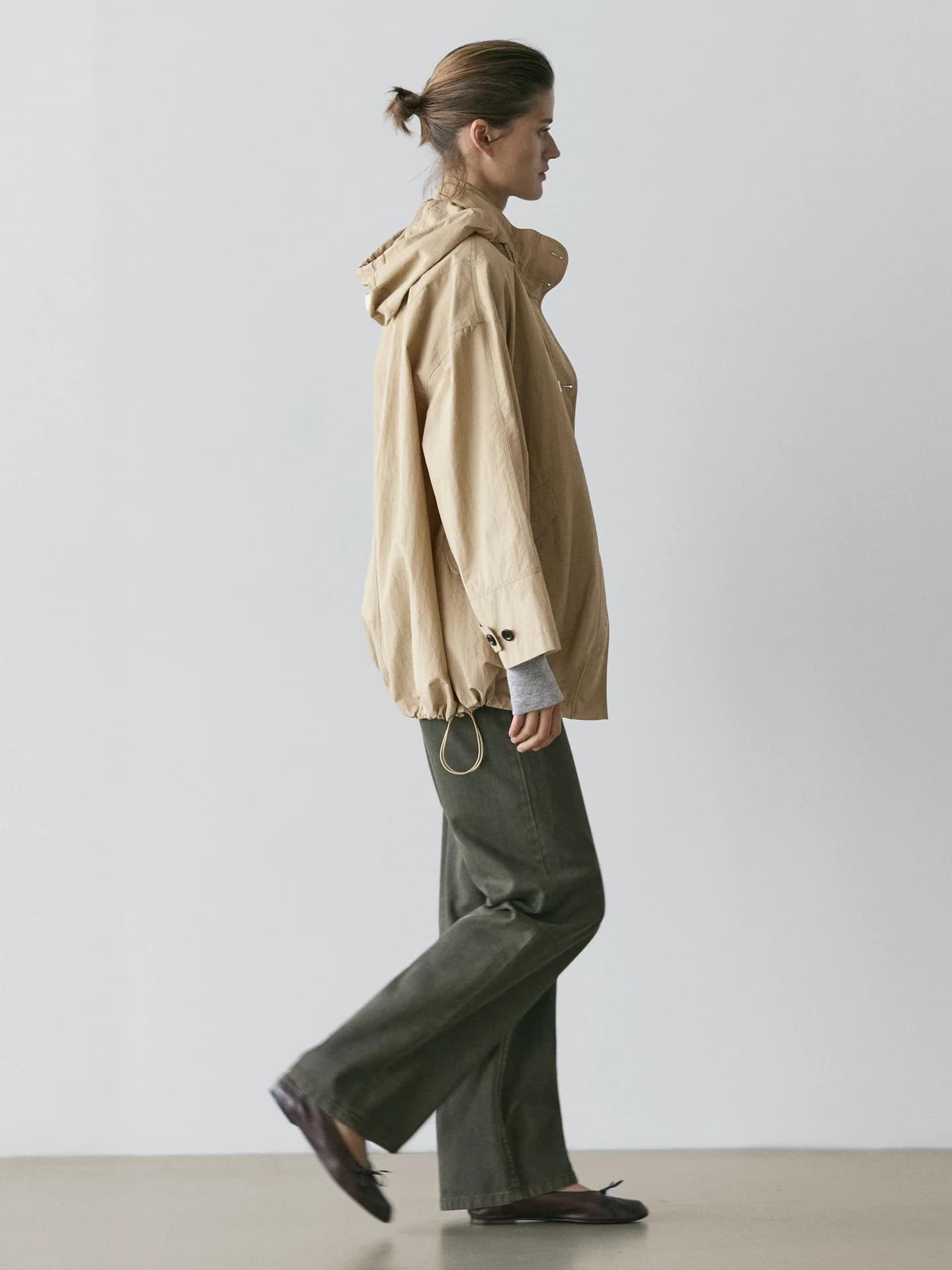 Пышная парка с капюшоном - фото 2