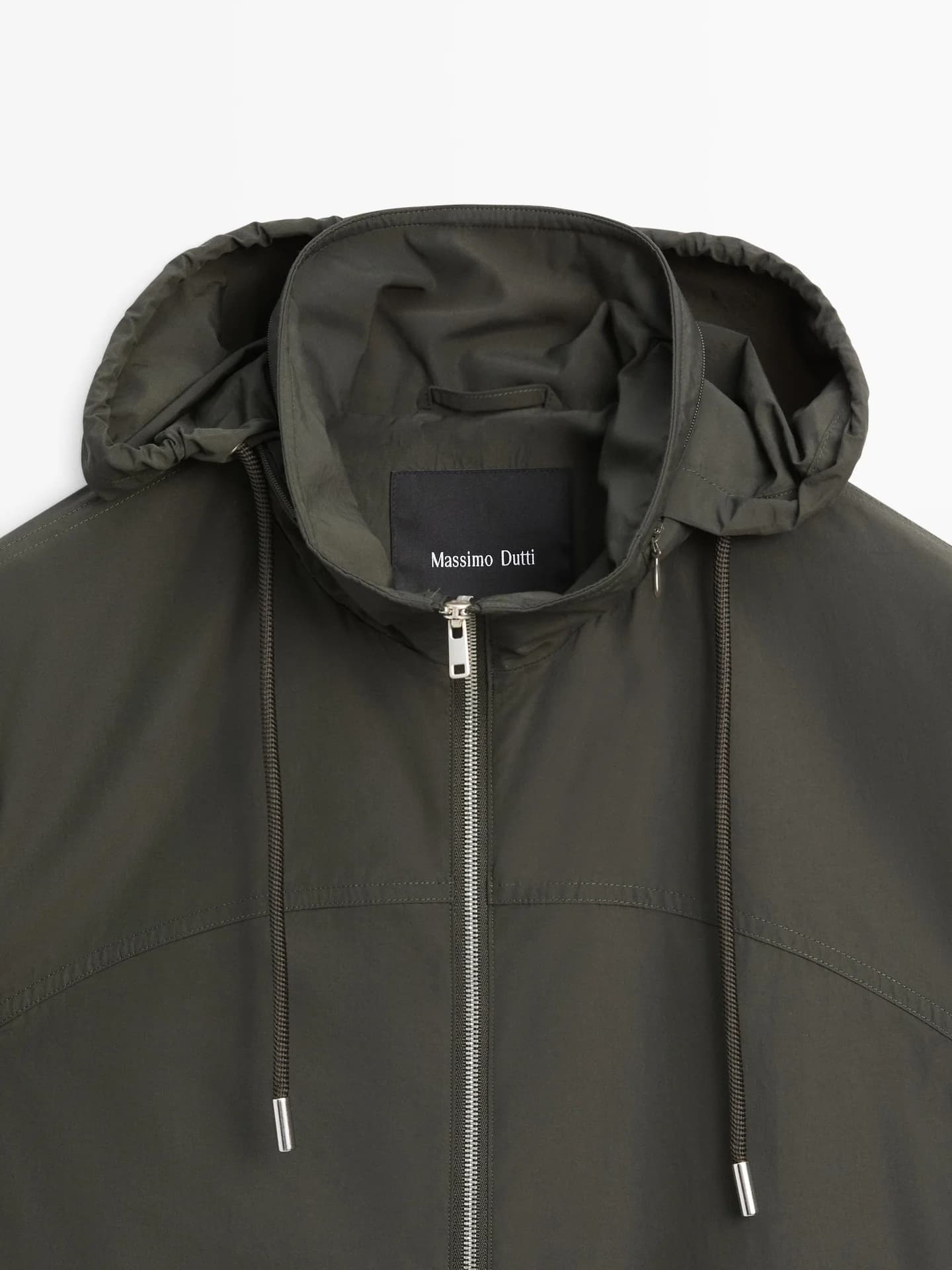 Тренч из технической ткани с капюшоном - фото 2