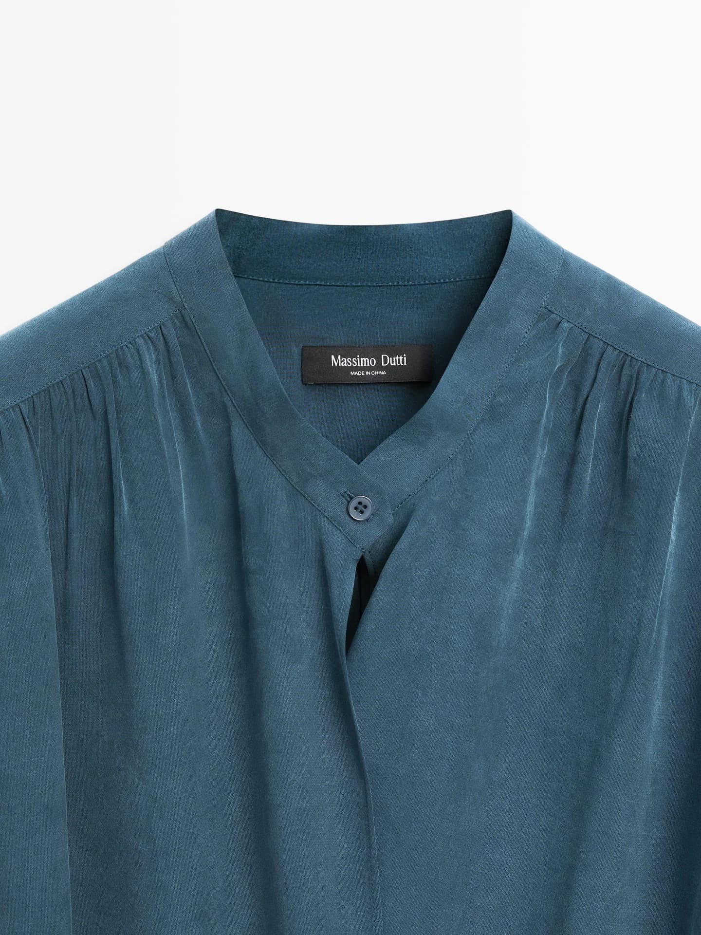 Свободная блузка с запахом - фото 5