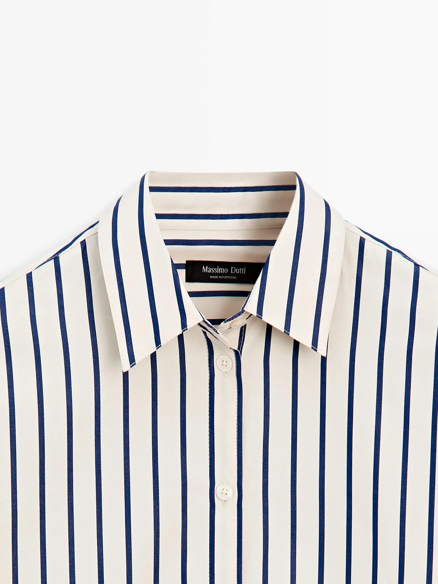 Полосатая рубашка из 100% хлопка. - фото 8