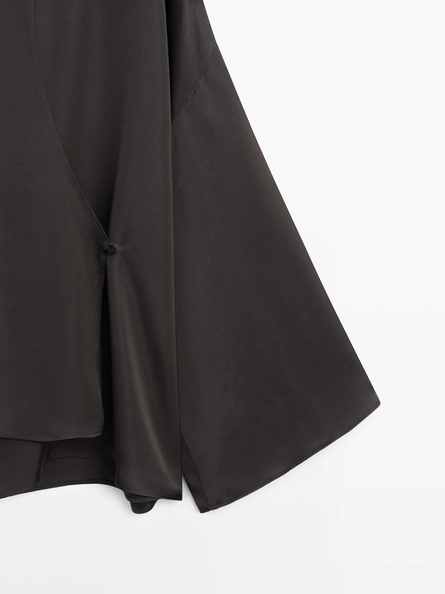 Свободная рубашка с запахом - фото 7