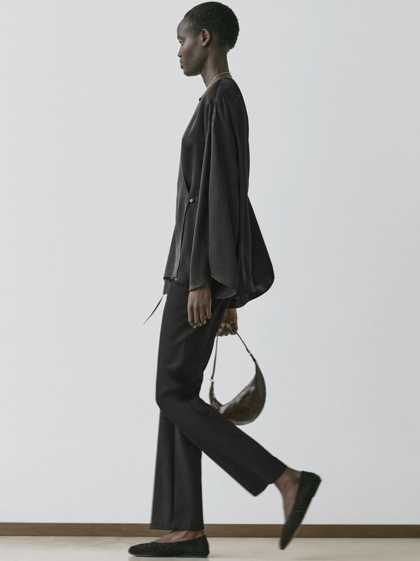 Свободная рубашка с запахом - фото 10