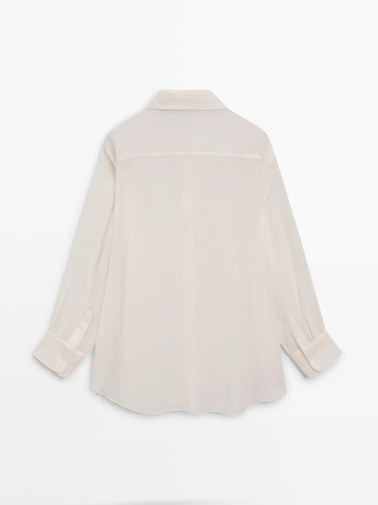 Свободная рубашка со складками - фото 6