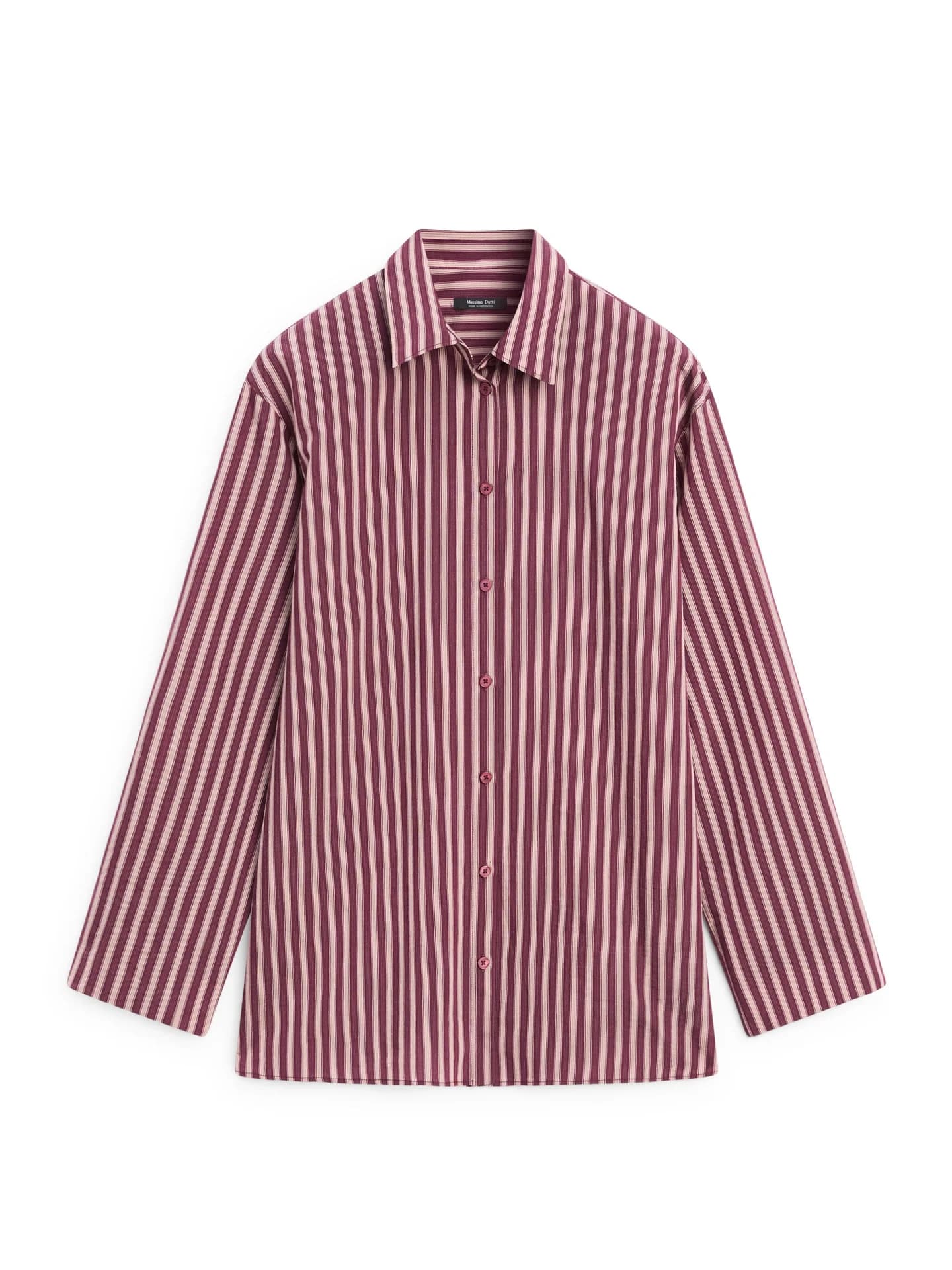 Свободная полосатая рубашка - фото 8