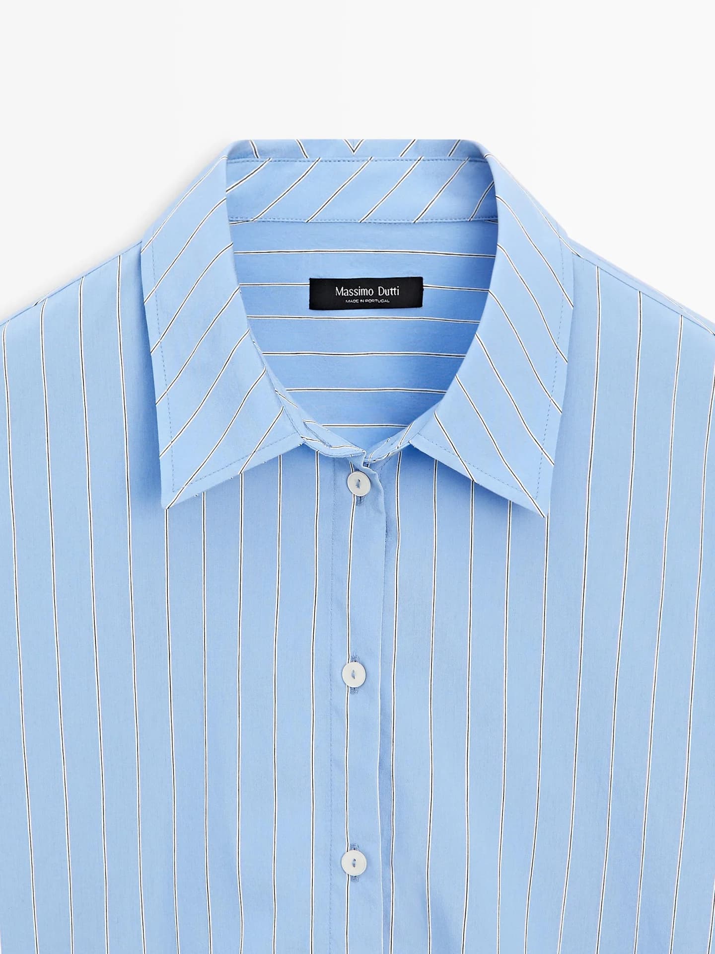 Свободная полосатая рубашка - фото 4