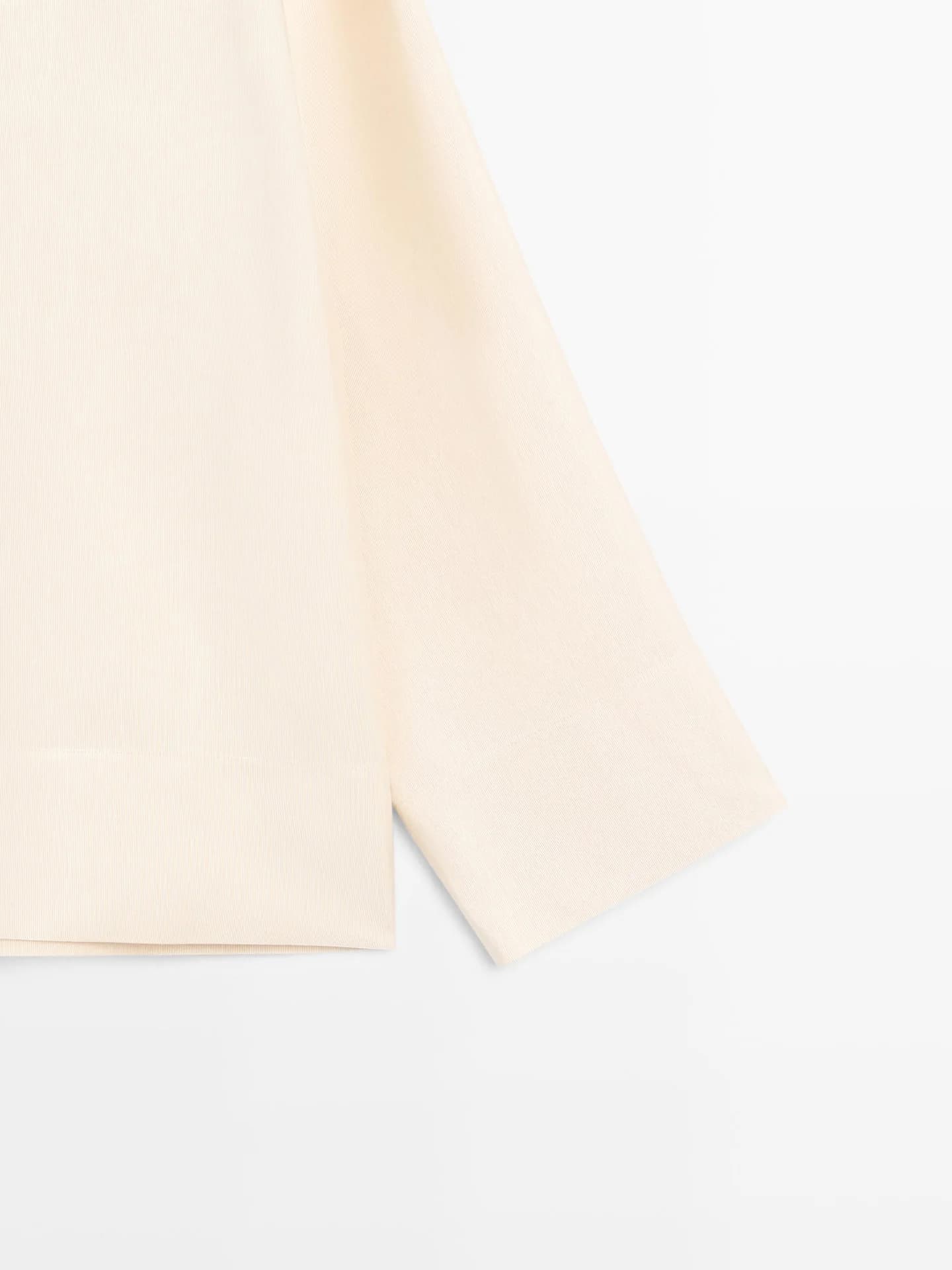 Свободная блузка с декоративным передом. - фото 5