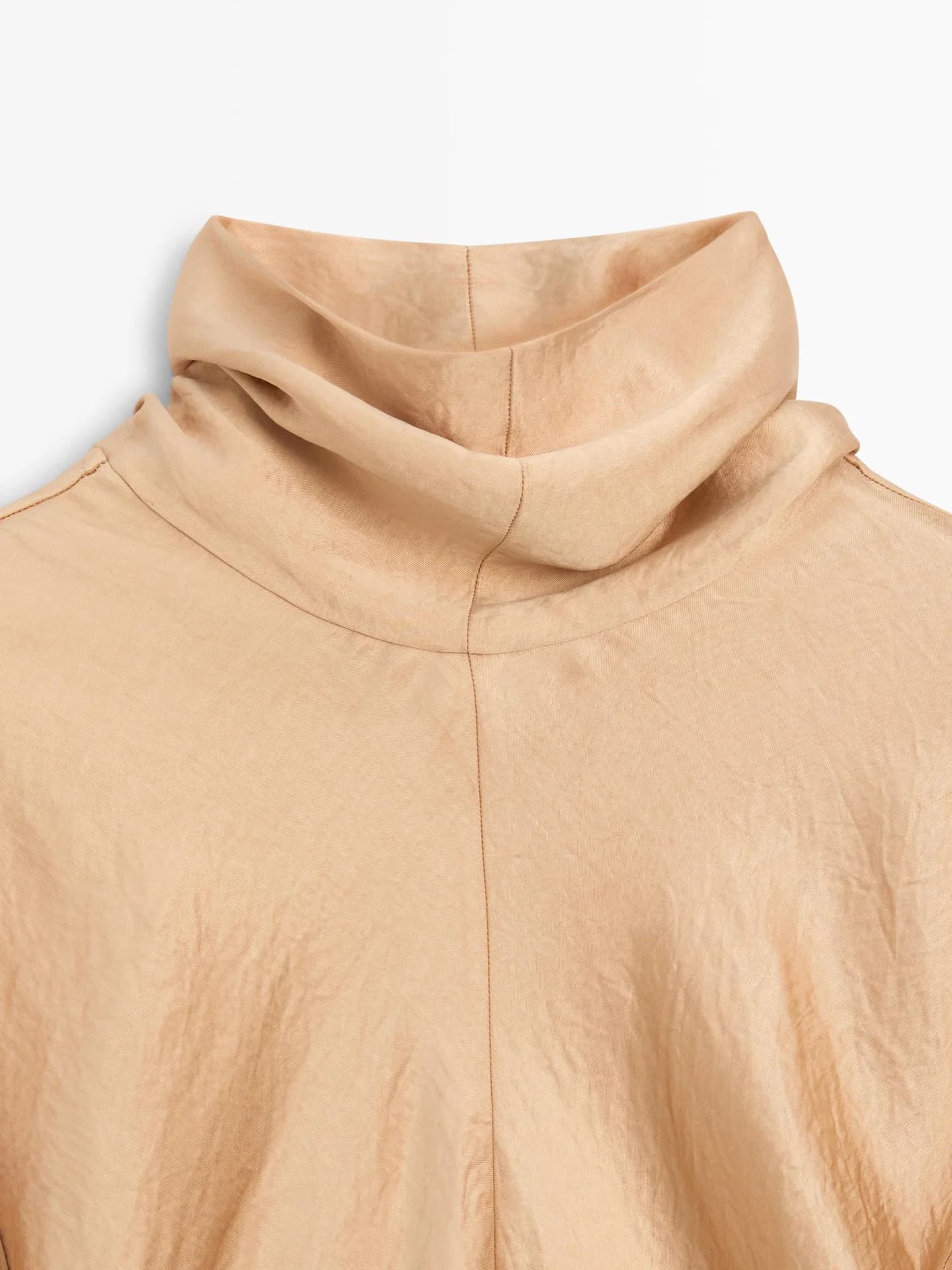 Свободная атласная блуза на завязках − СТУДИЯ - фото 11