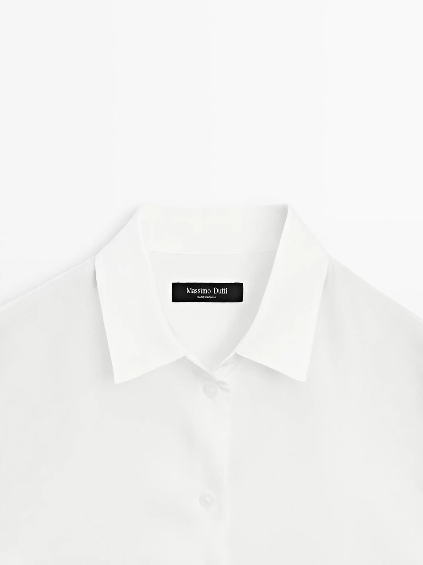 Свободная рубашка с рубашечным воротником - фото 9