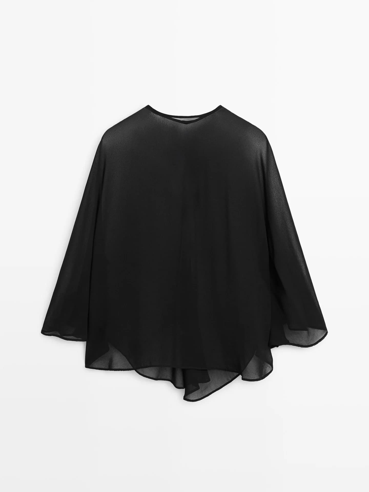 Свободная, прозрачная накидка − STUDIO - фото 7