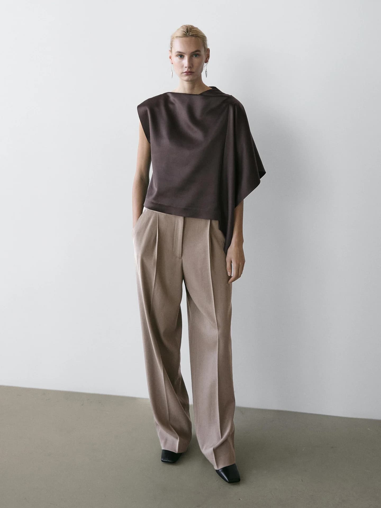 Струящаяся многослойная блузка - СТУДИЯ - фото 10