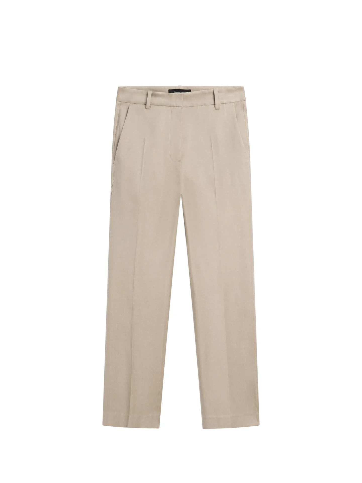 Брюки прямого кроя с льном - фото 7