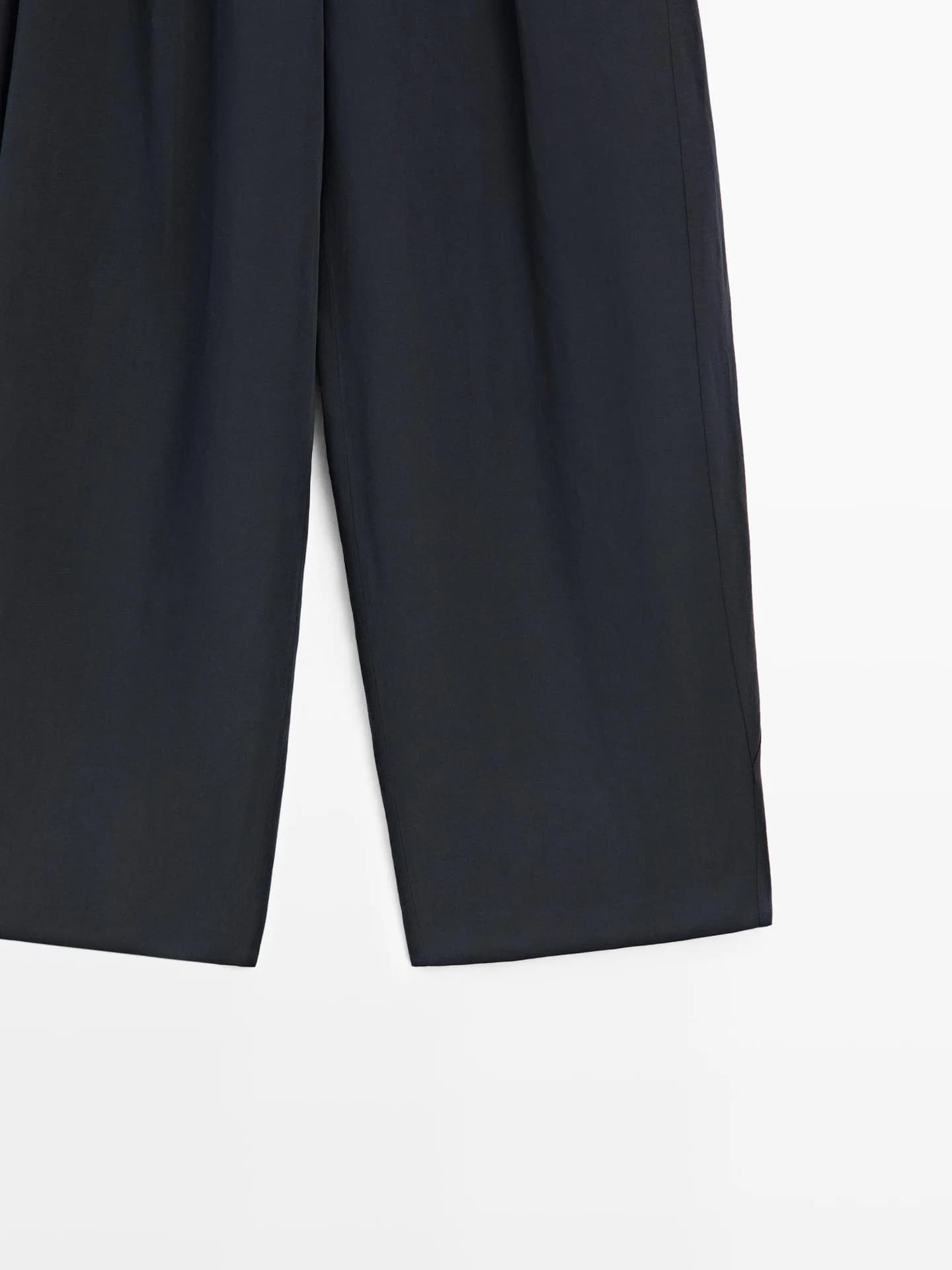 Струящиеся брюки со складками - фото 2