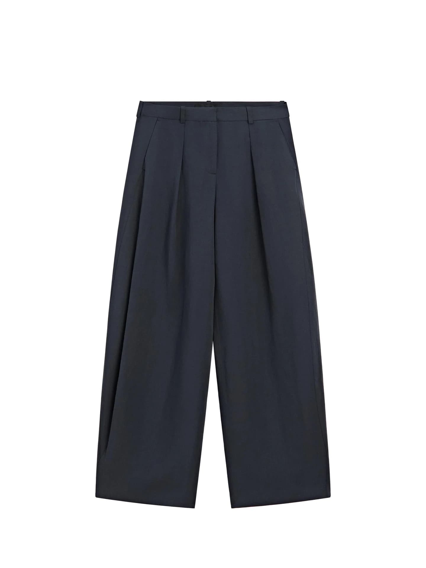 Струящиеся брюки со складками - фото 6