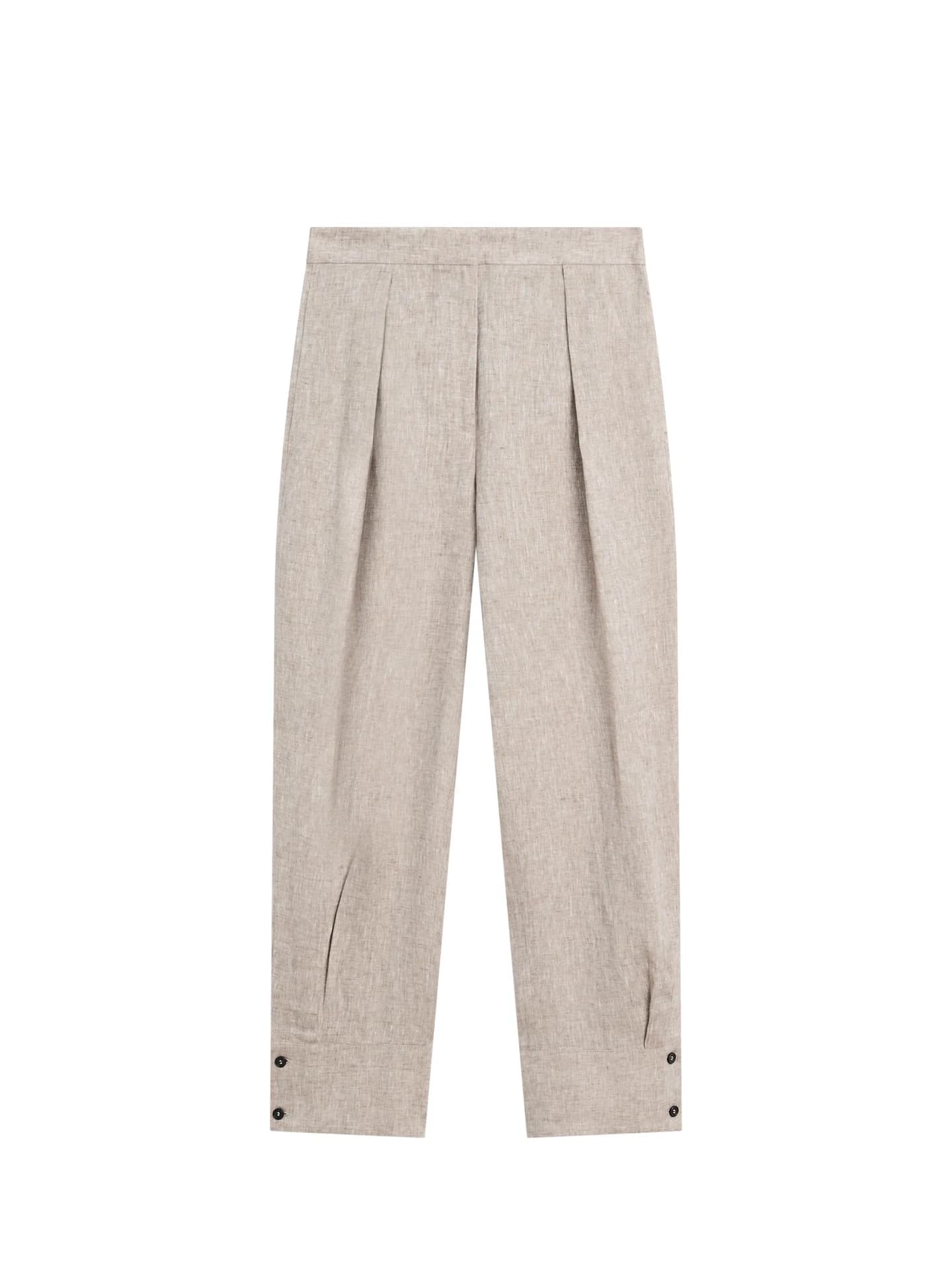 Костюмные брюки с пряжкой - фото 2