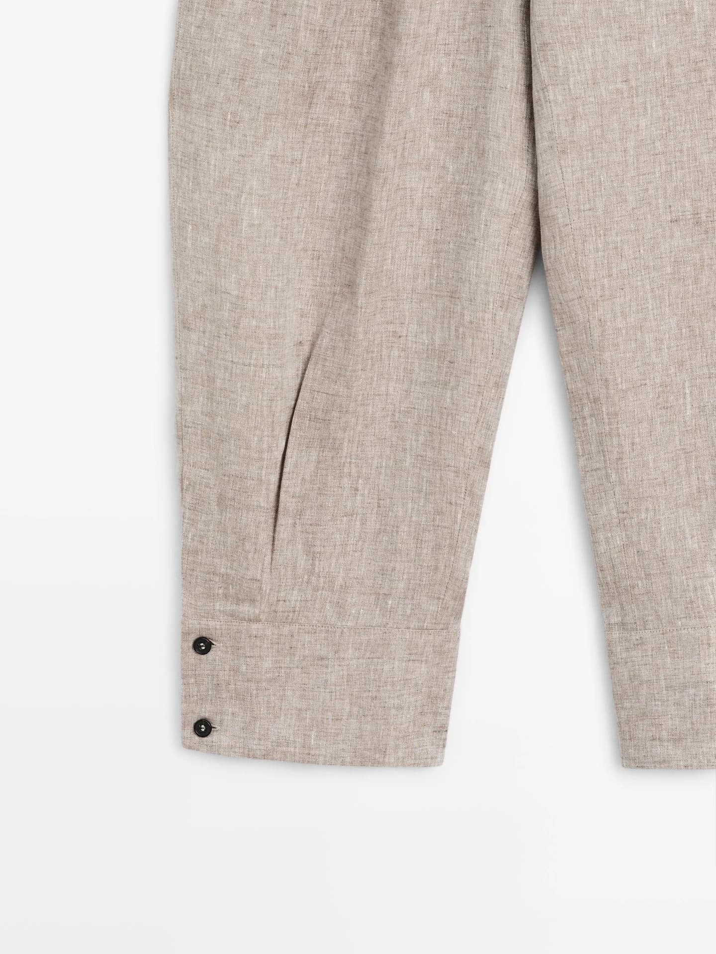 Костюмные брюки с пряжкой - фото 5