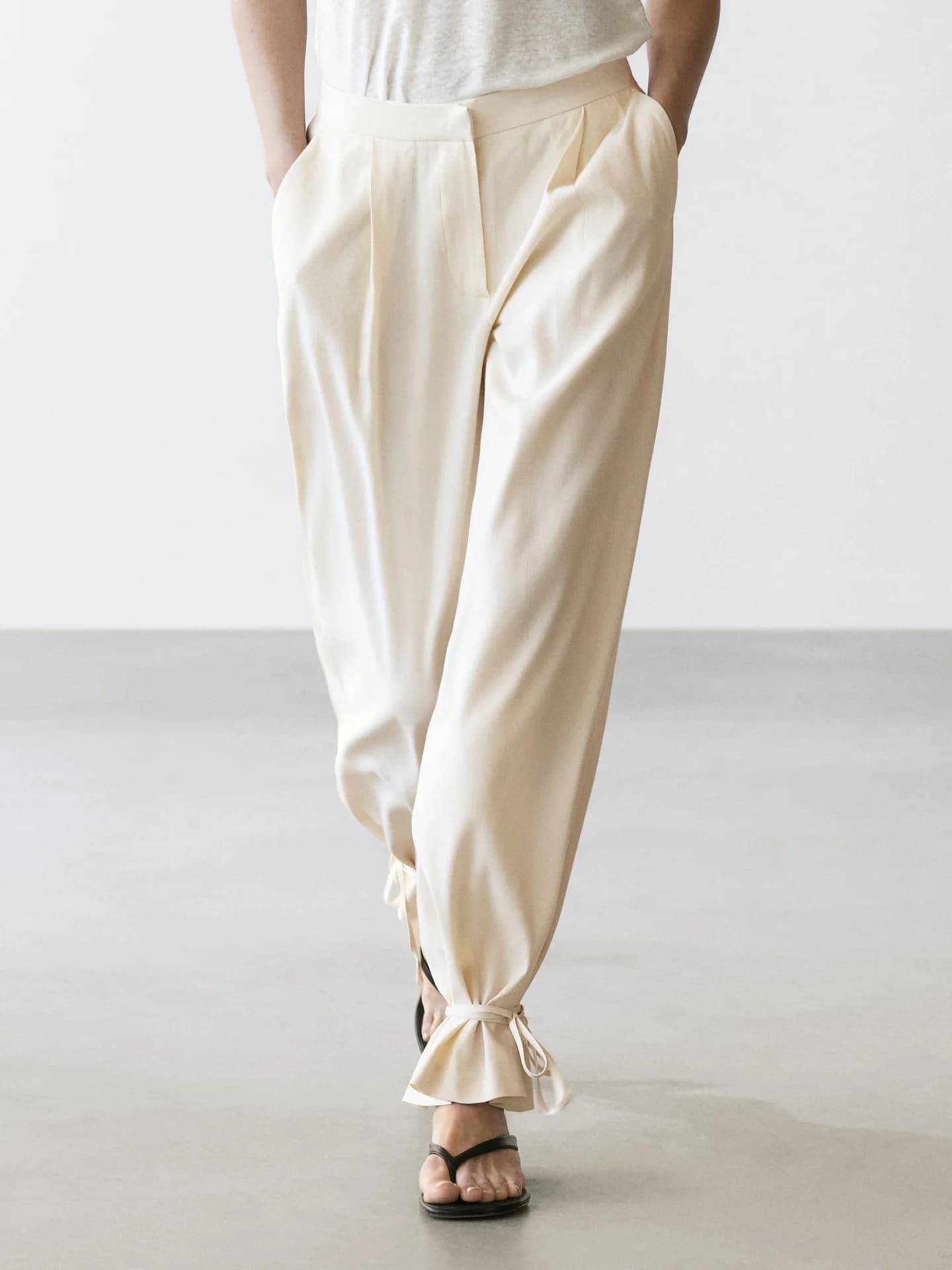 Свободные брюки бочкообразного кроя - фото 5